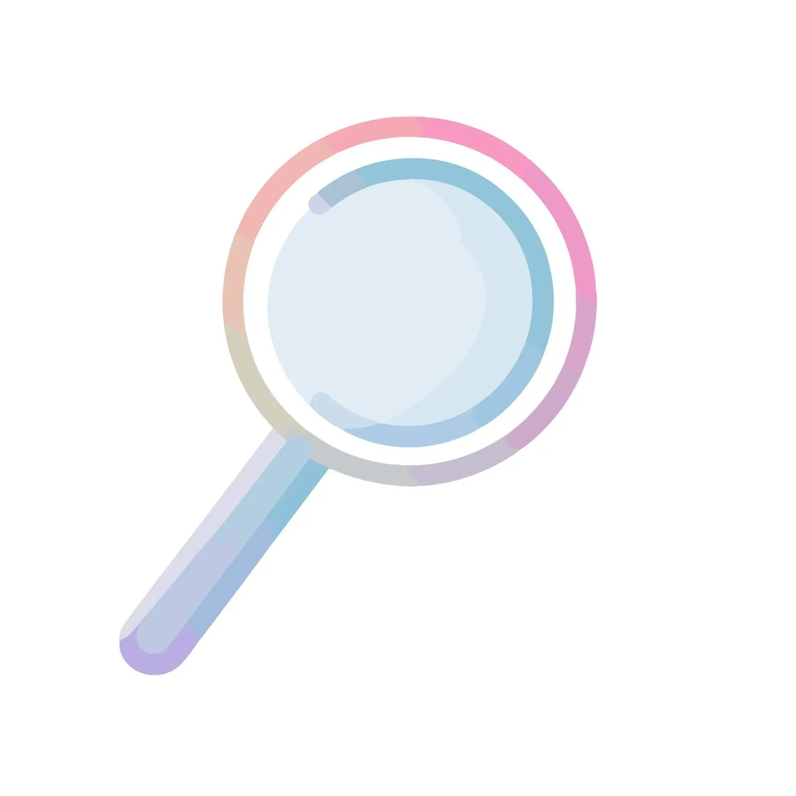 2D Search Icon Minimalist Vector Style — free download from Dotvec