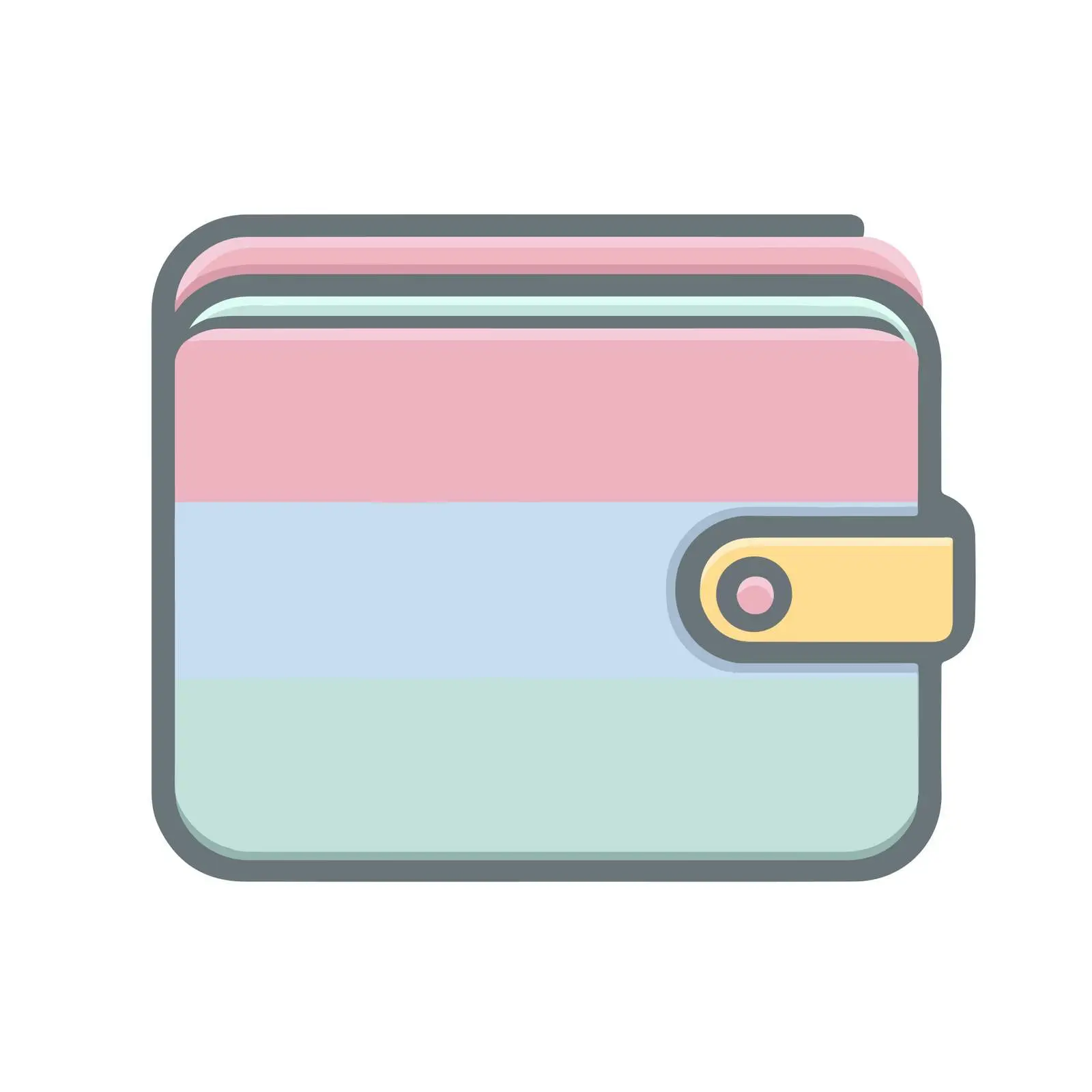 2D Wallet Icon Design — free download from Dotvec