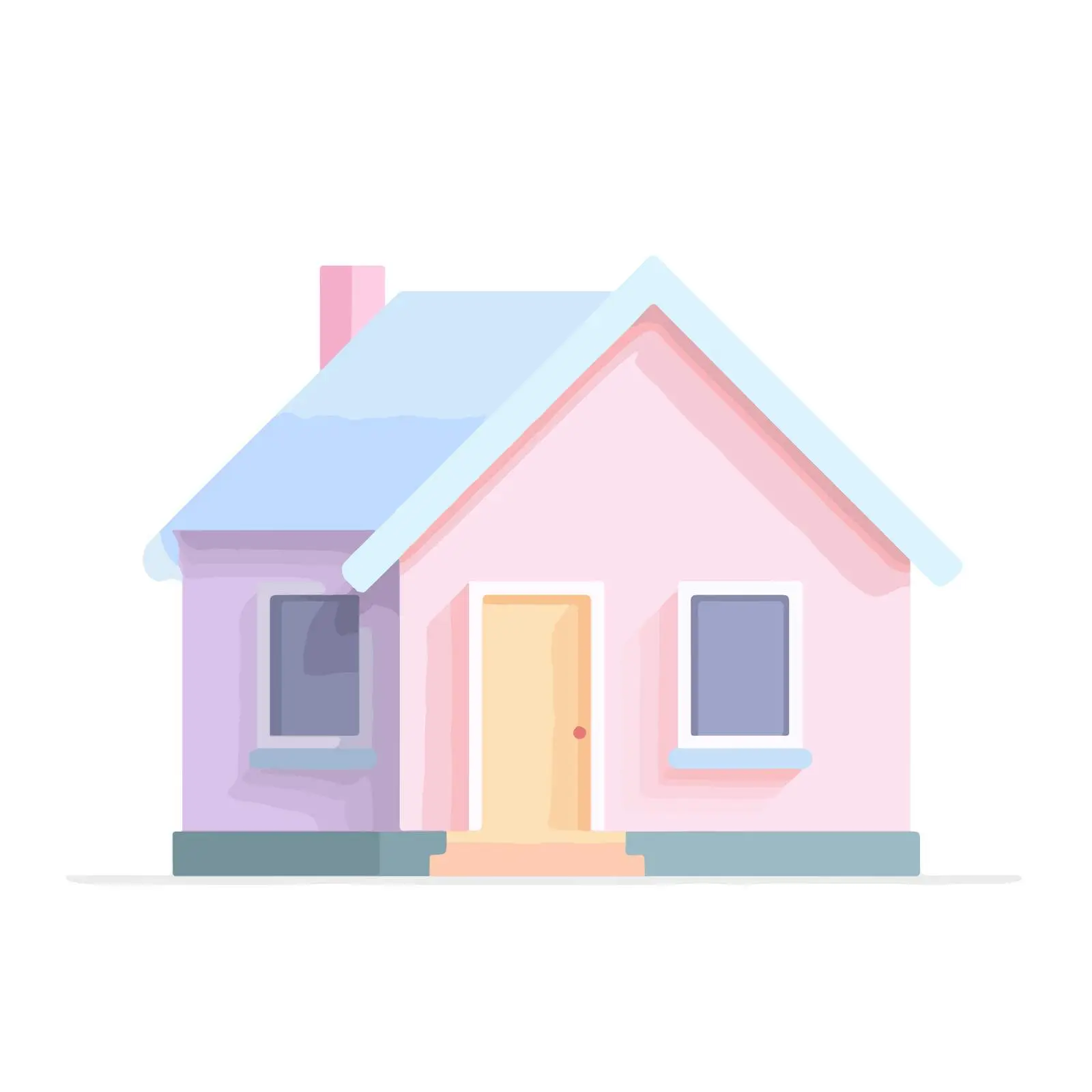Minimalist 3D Home Vector Icon — free download from Dotvec