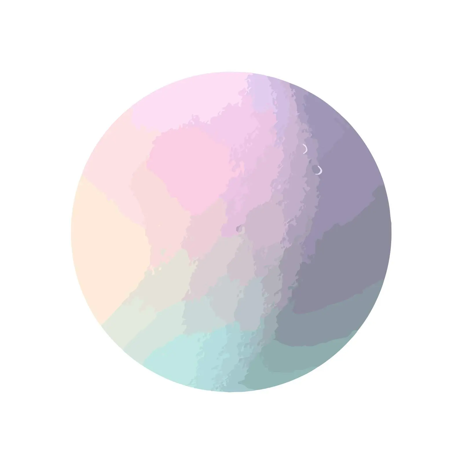 Minimalist 3D Moon Icon — free download from Dotvec