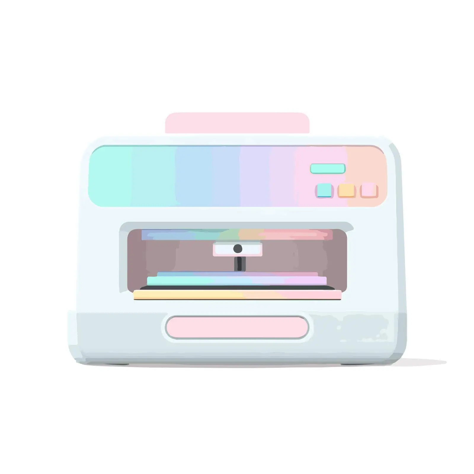 Minimalist 3D Printer Icon — free download from Dotvec