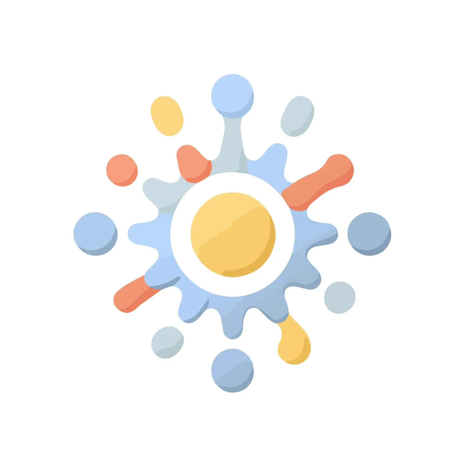 3D Sun Minimalist Vector Icon — free download from Dotvec