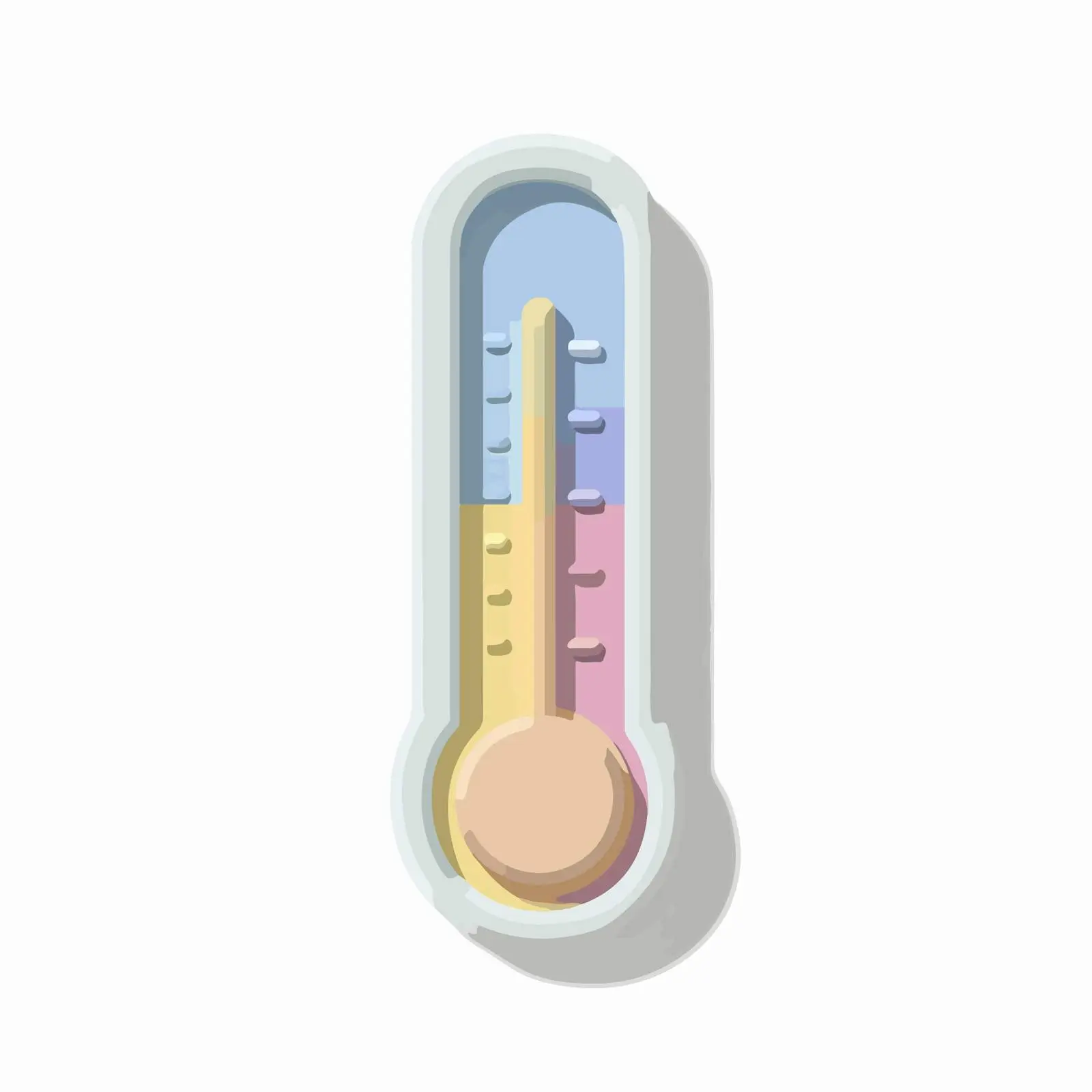 Minimalist Thermometer Icon — free download from Dotvec