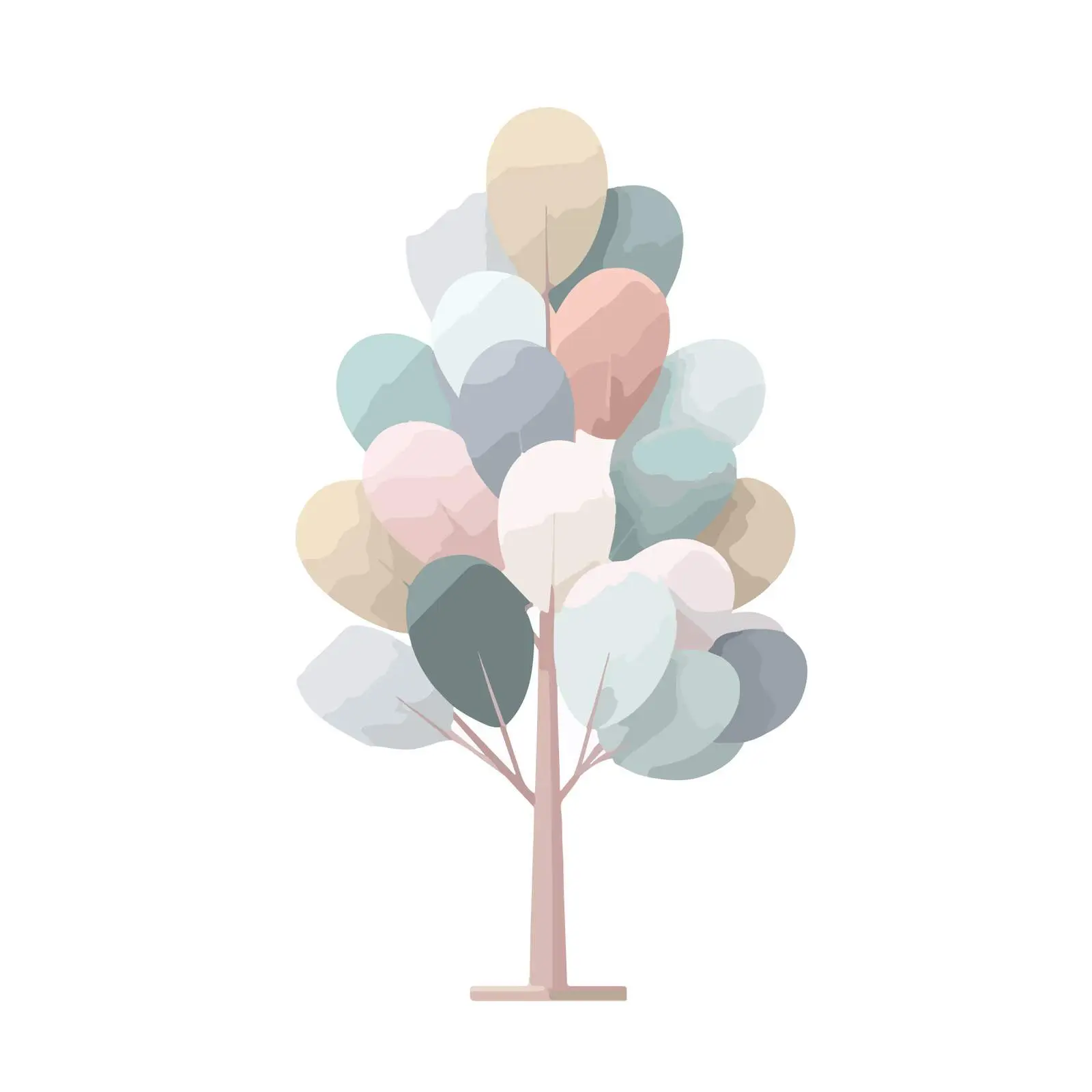 Minimalist 3D Tree Icon — free download from Dotvec