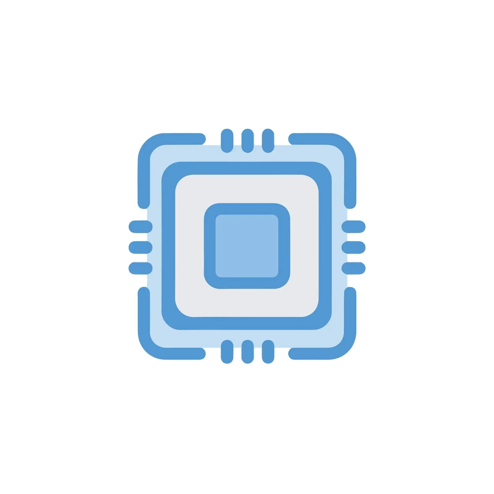 CPU Chip Icon Design — free download from Dotvec
