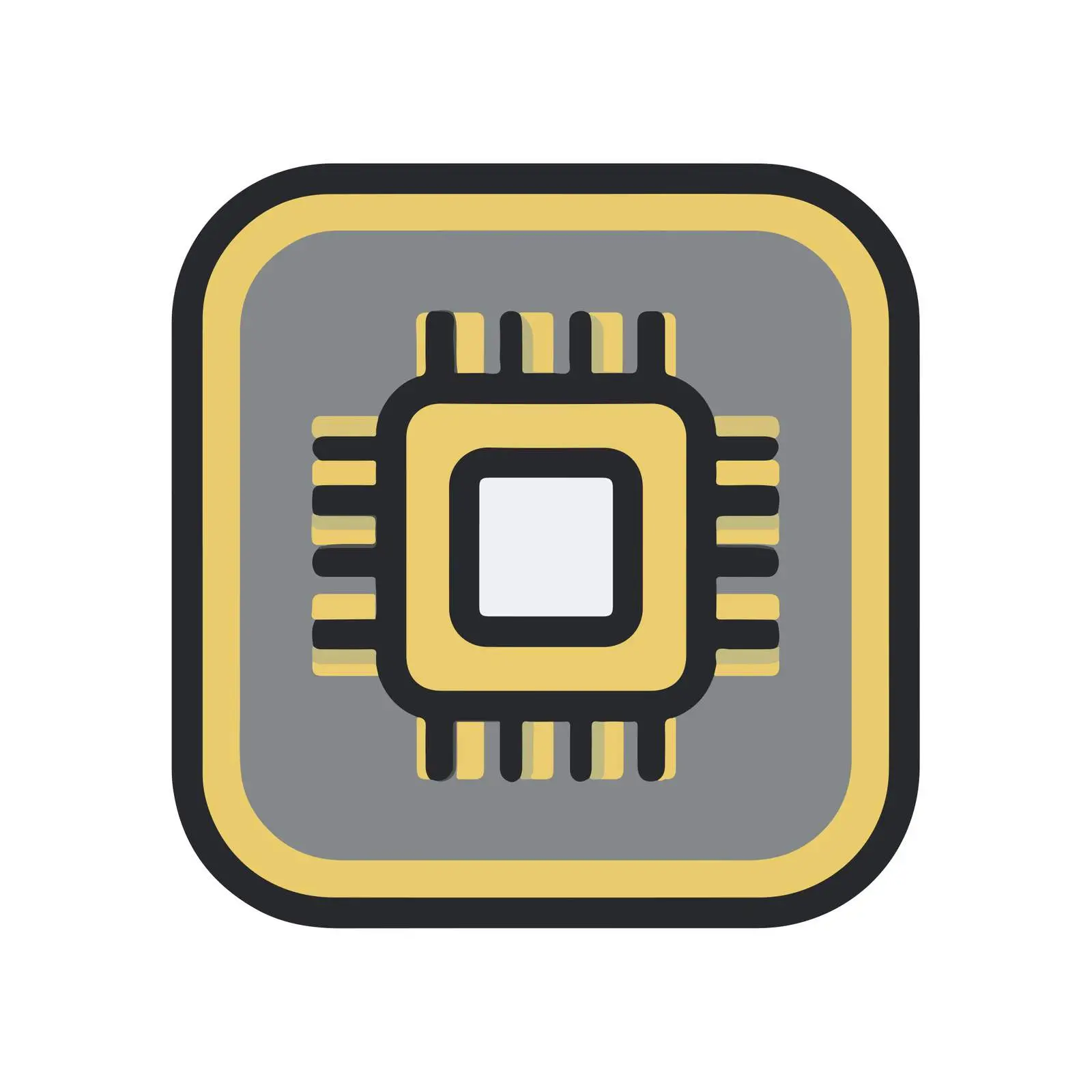CPU Chip Icon — free download from Dotvec