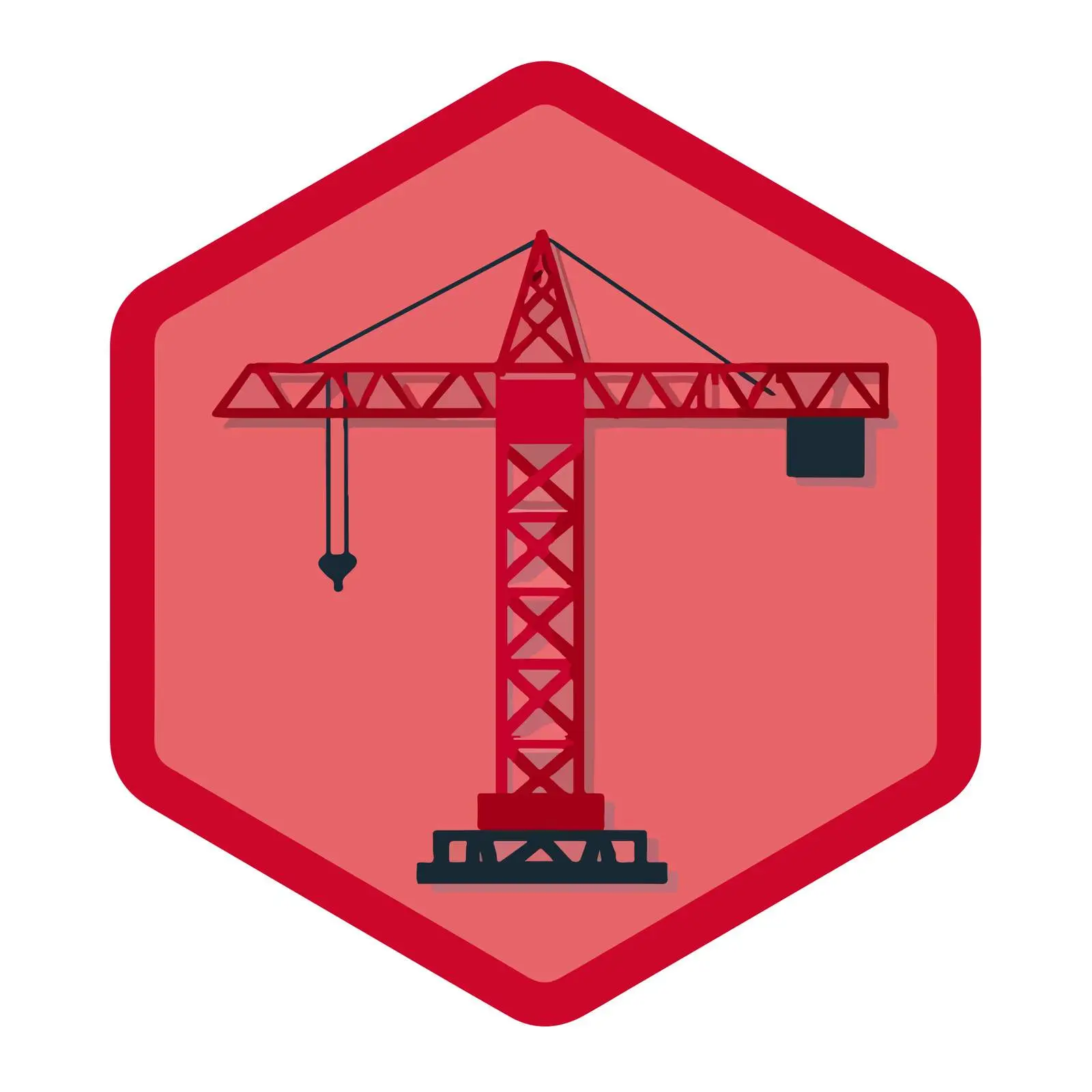 Bold Crane Icon Design — free download from Dotvec