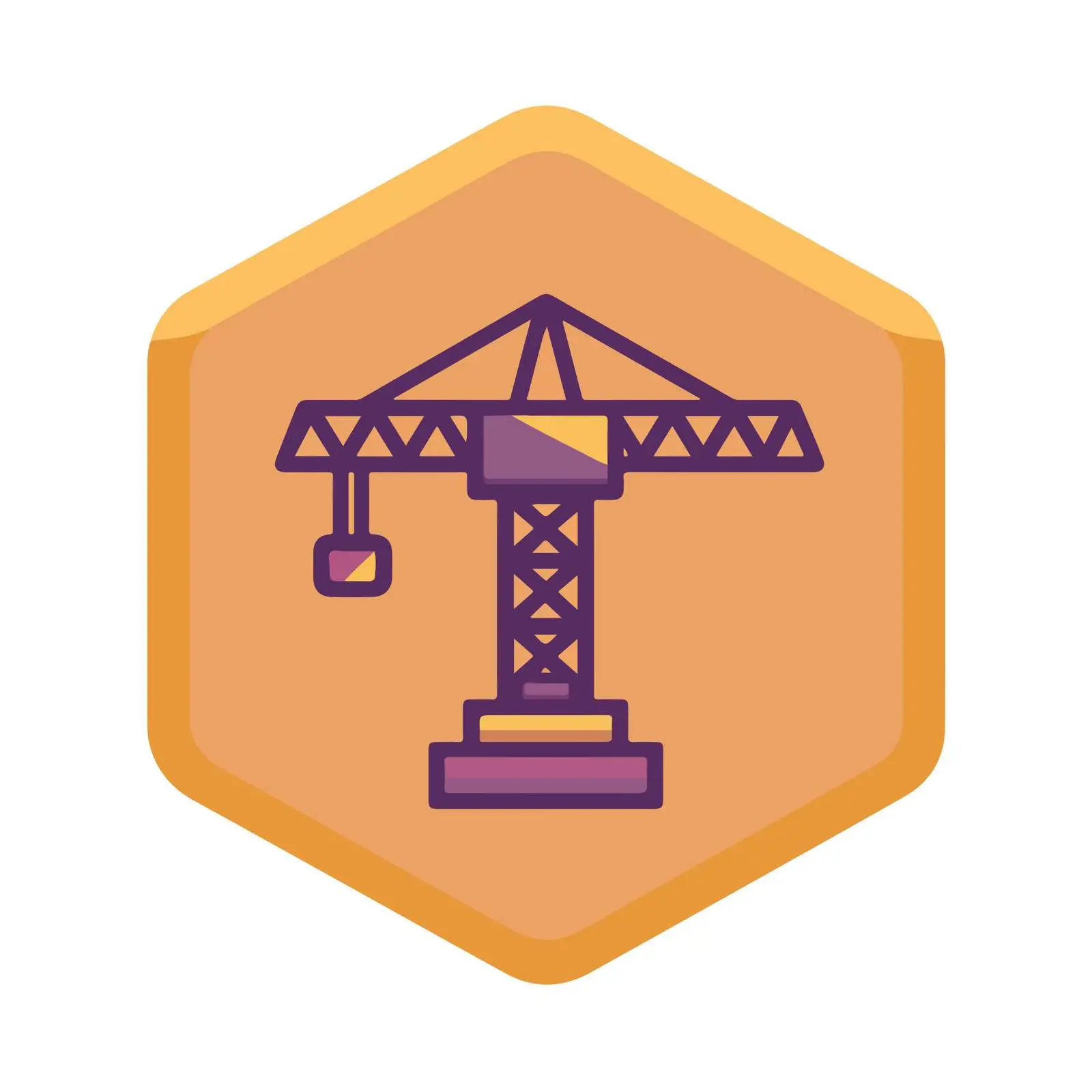 Bold Crane Icon Design — free download from Dotvec