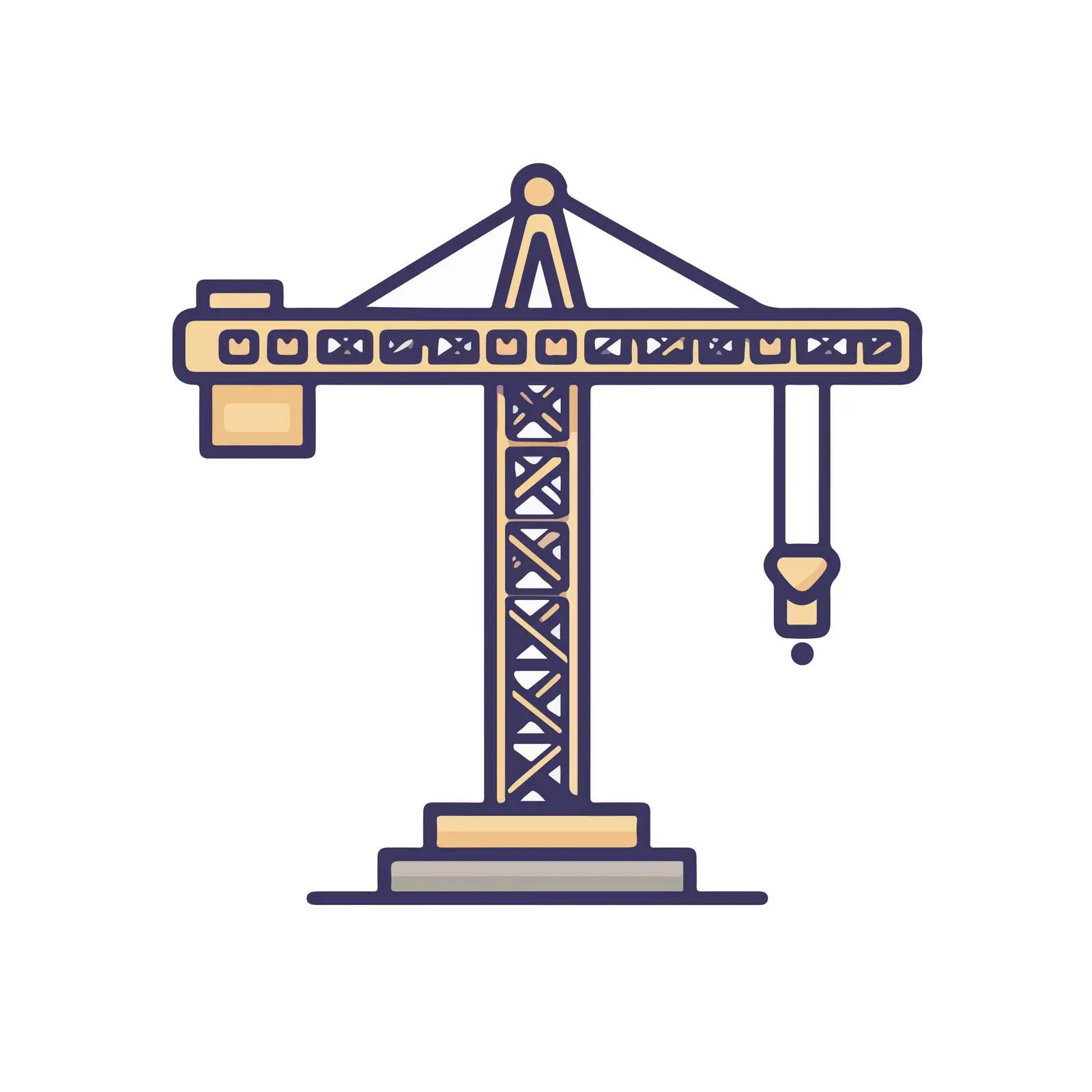 Construction Crane Icon — free download from Dotvec