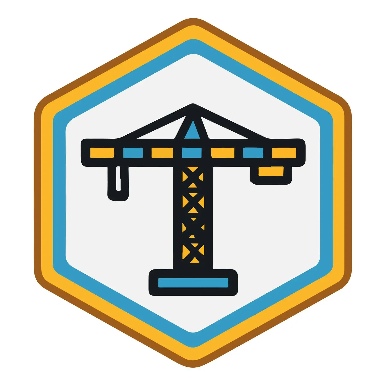 Bold Crane Icon Design — free download from Dotvec