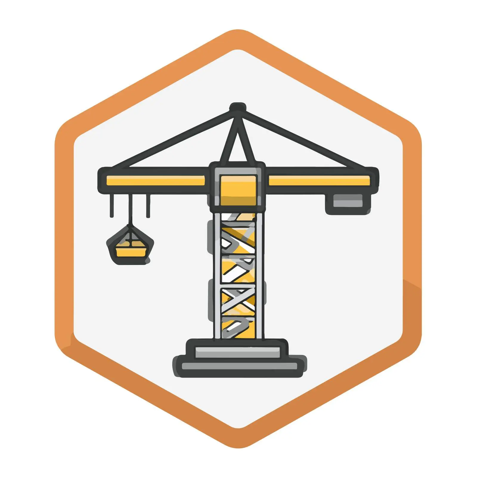 Bold Crane Icon Design — free download from Dotvec