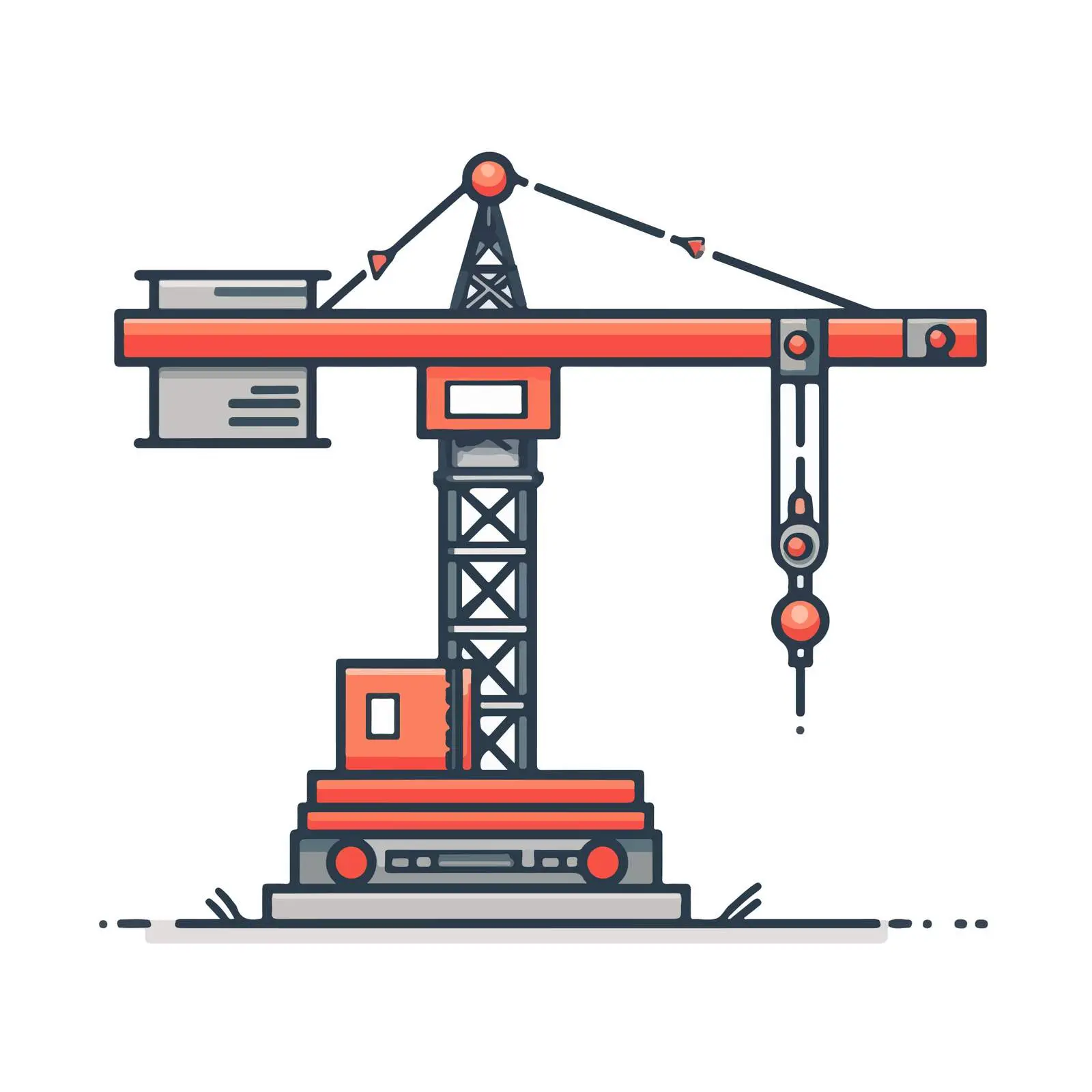 Bold Crane Icon Design — free download from Dotvec
