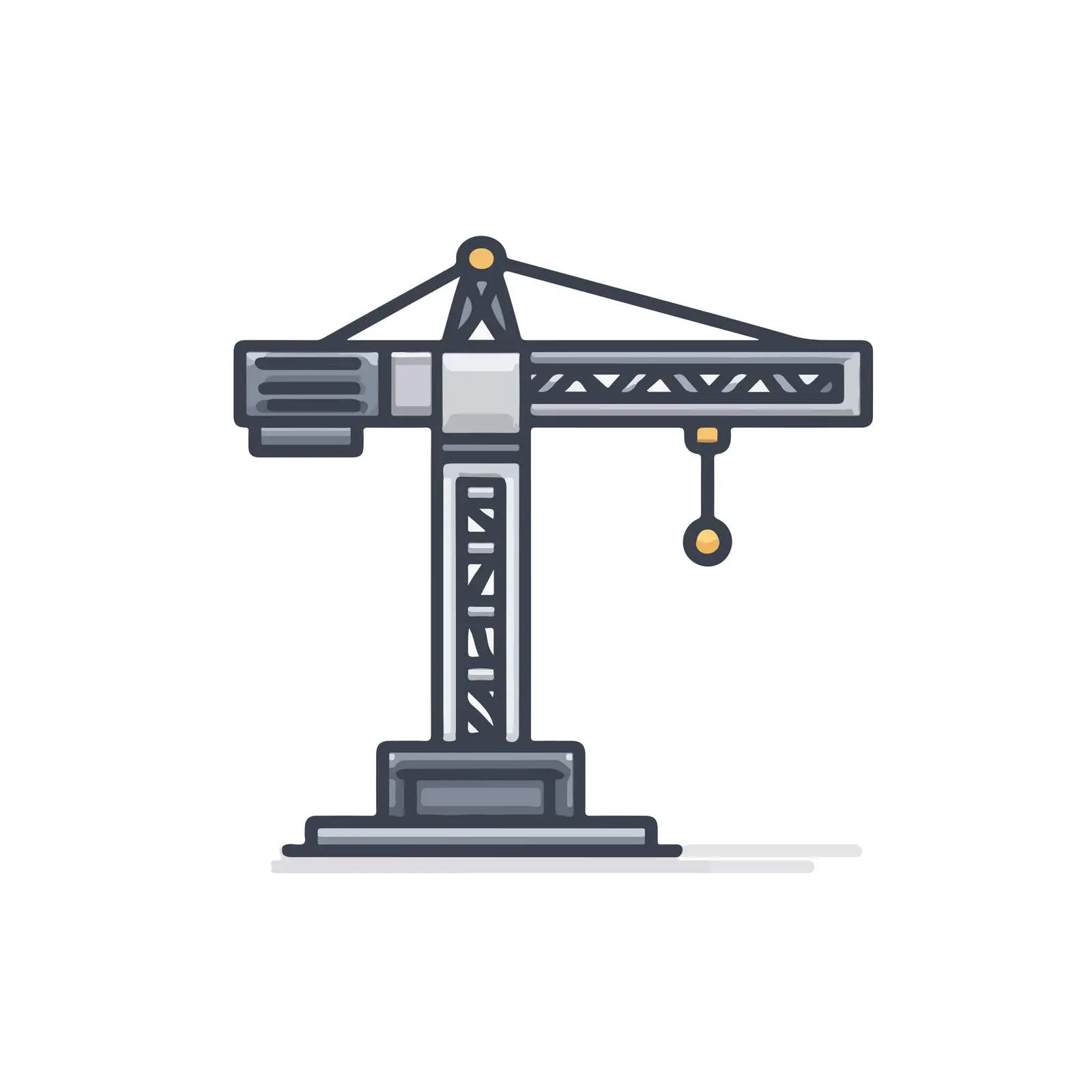 Bold Crane Icon — free download from Dotvec