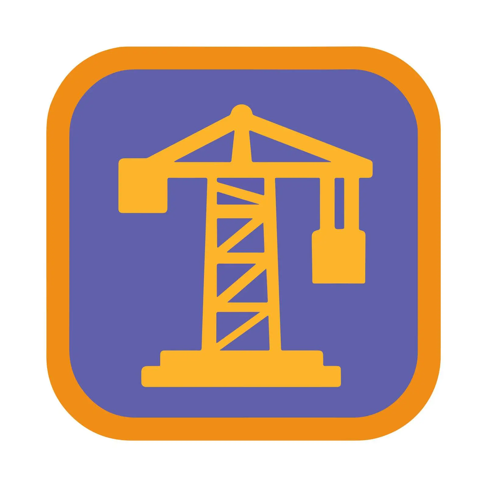 Crane Icon for Construction Industry — free download from Dotvec