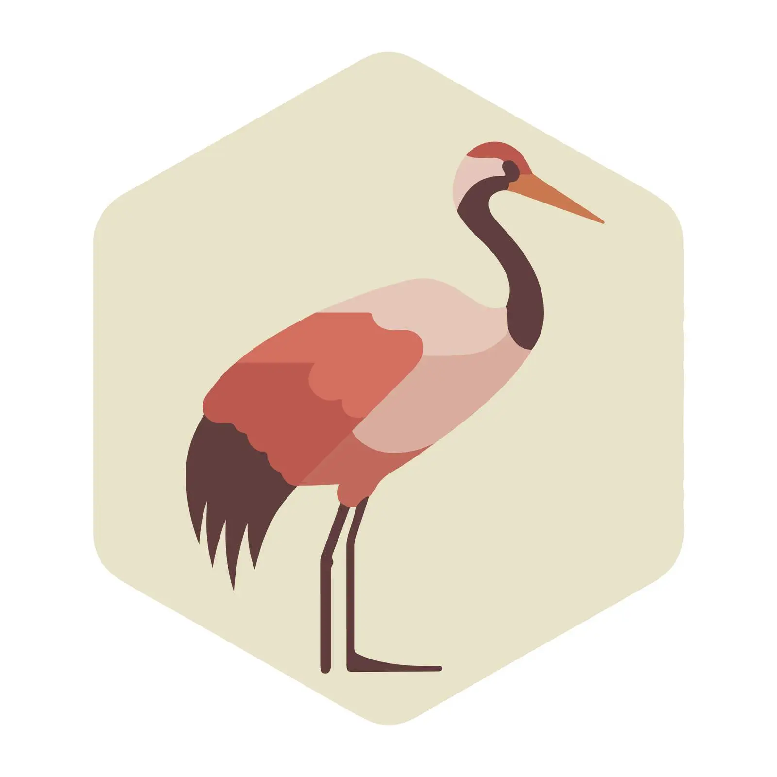 Bold Crane Icon Design — free download from Dotvec