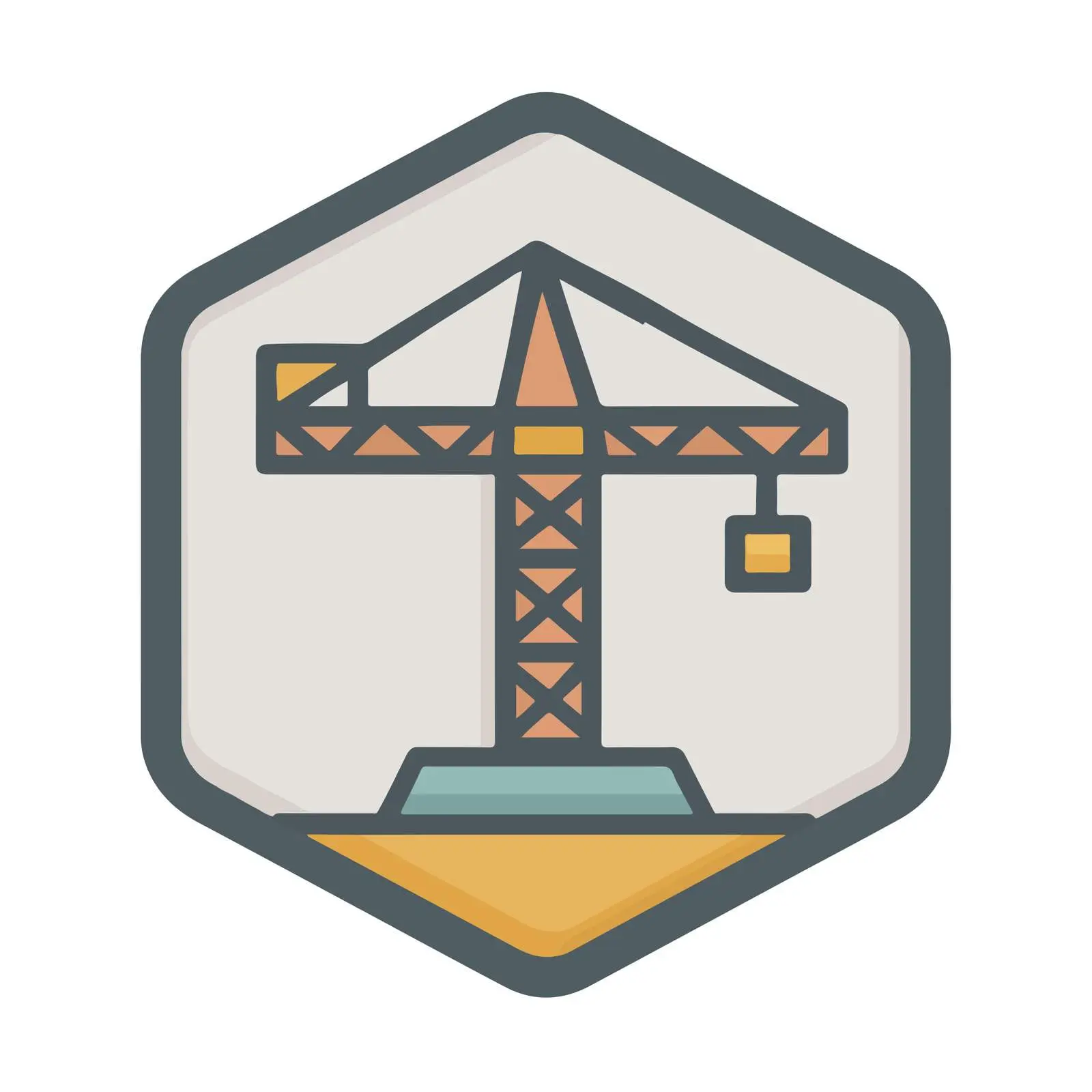 Bold Crane Icon — free download from Dotvec