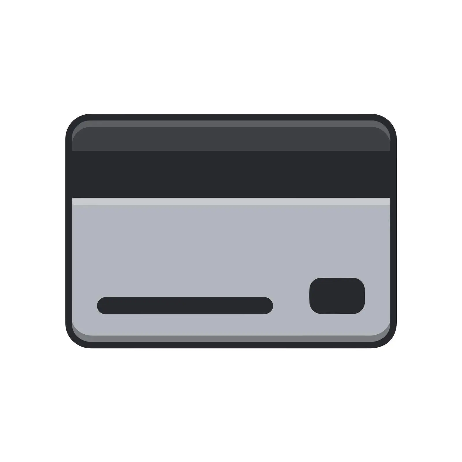 Bold Credit Card Minimalist Icon — free download from Dotvec