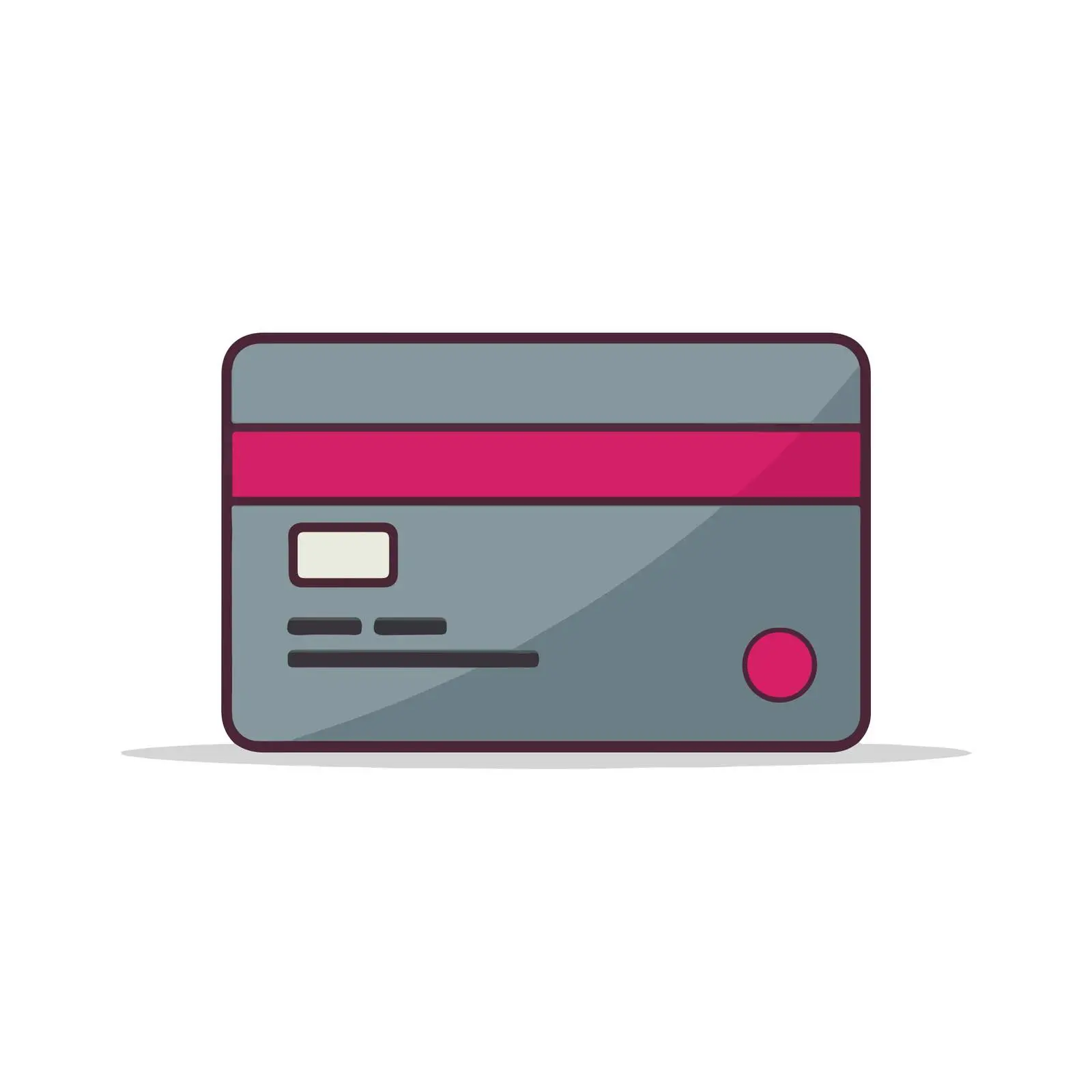 Bold Credit Card Icon — free download from Dotvec