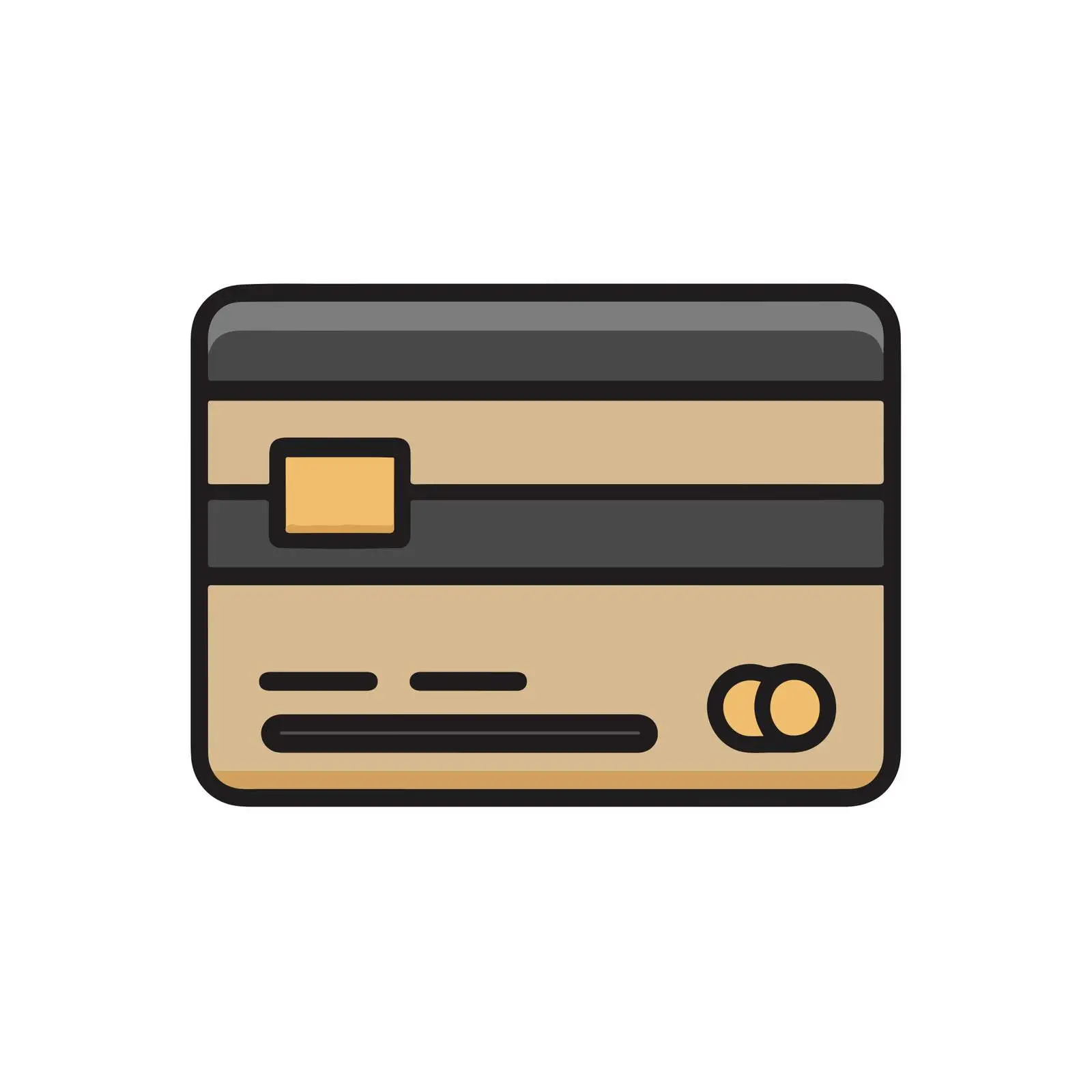 Modern Credit Card Icon — free download from Dotvec