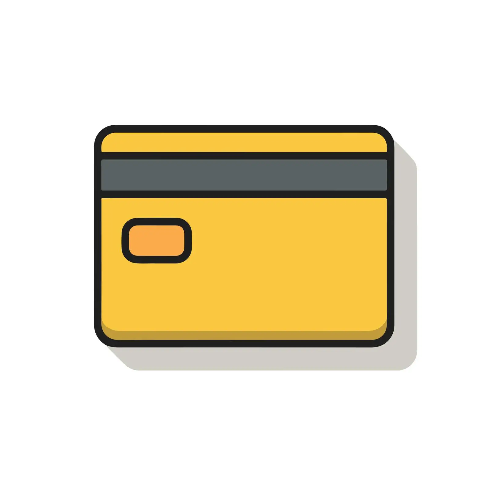 Credit Card Flat Design Icon — free download from Dotvec