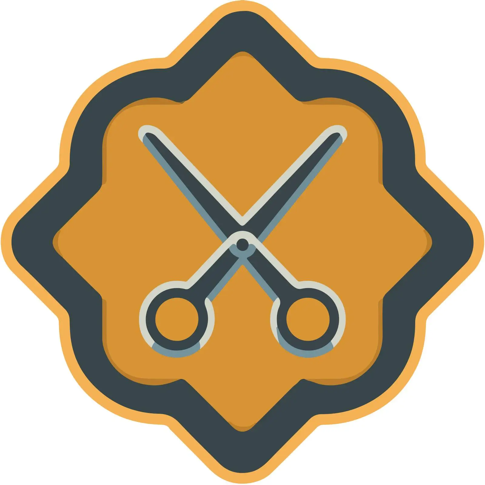 Bold Cut Scissors Icon — free download from Dotvec