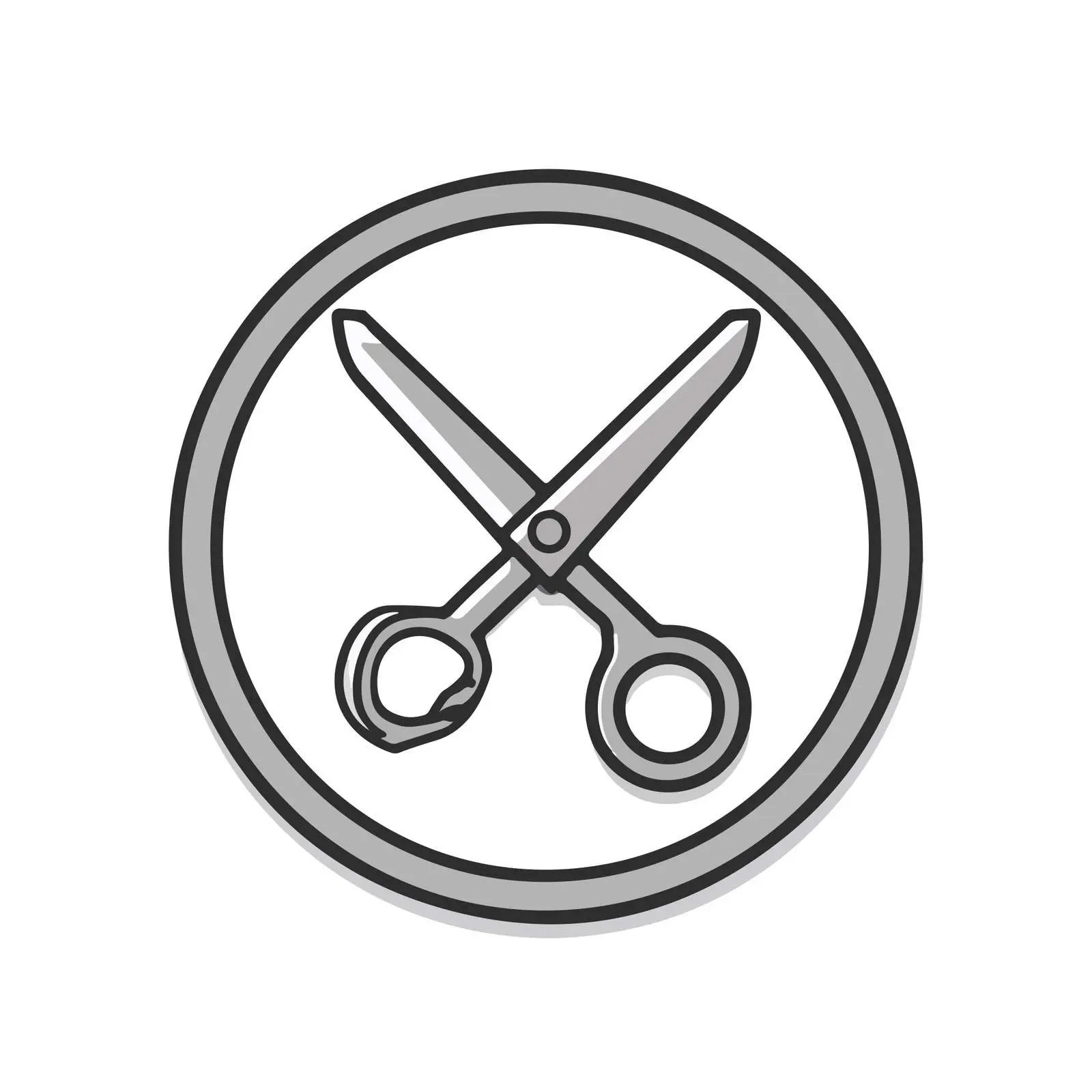 Professional Scissors Icon for Design Projects — free download from Dotvec
