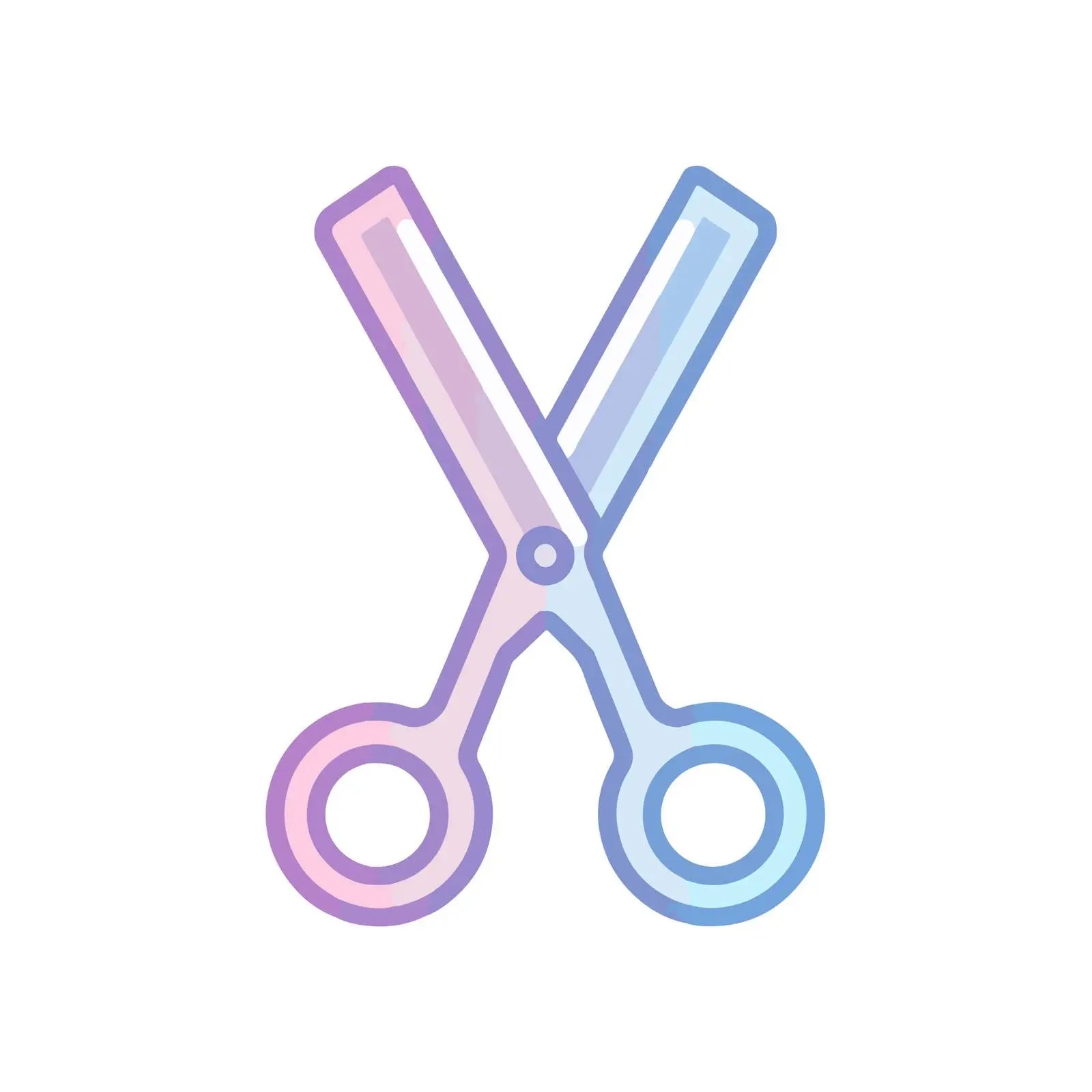 Minimal Scissors Icon Design — free download from Dotvec