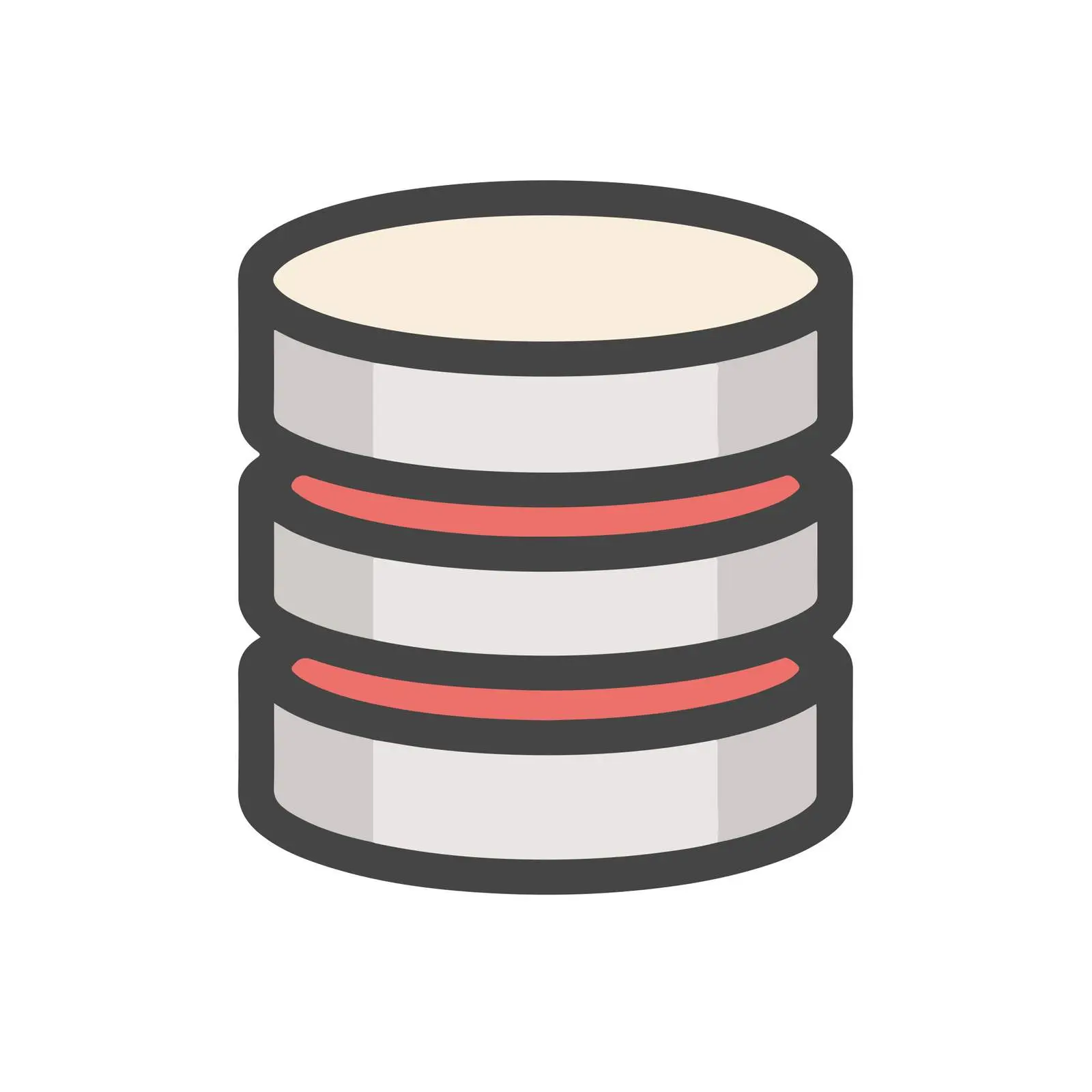 Bold Database Icon Design — free download from Dotvec