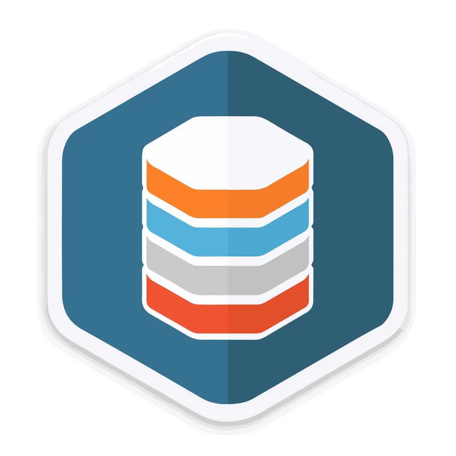 Database Pictogram Flat Design Icon — free download from Dotvec