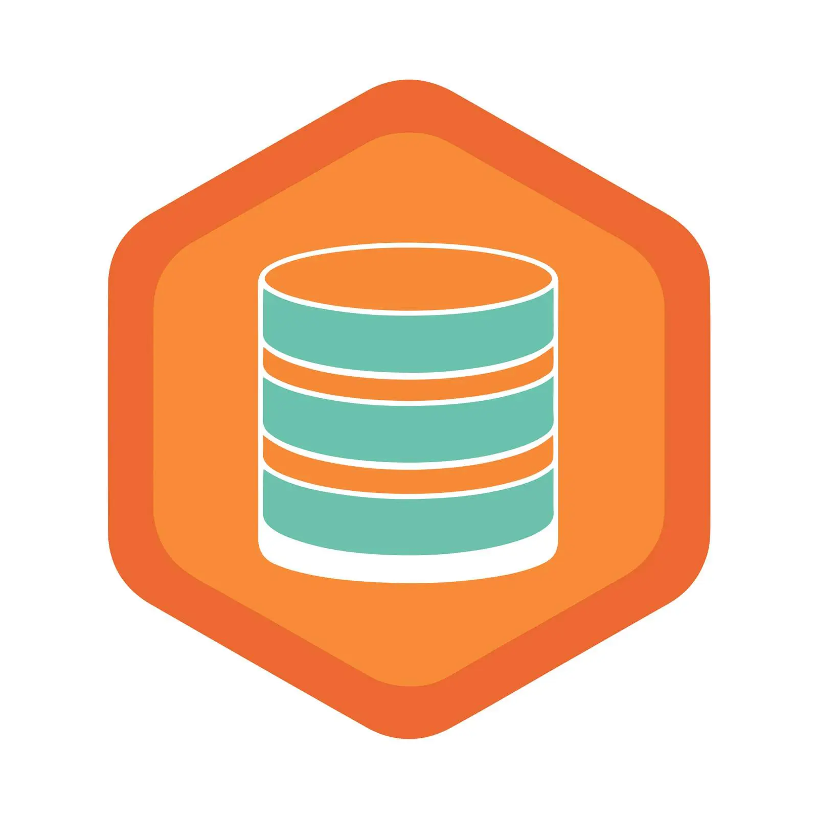 Database Two-Color Pictogram Icon — free download from Dotvec
