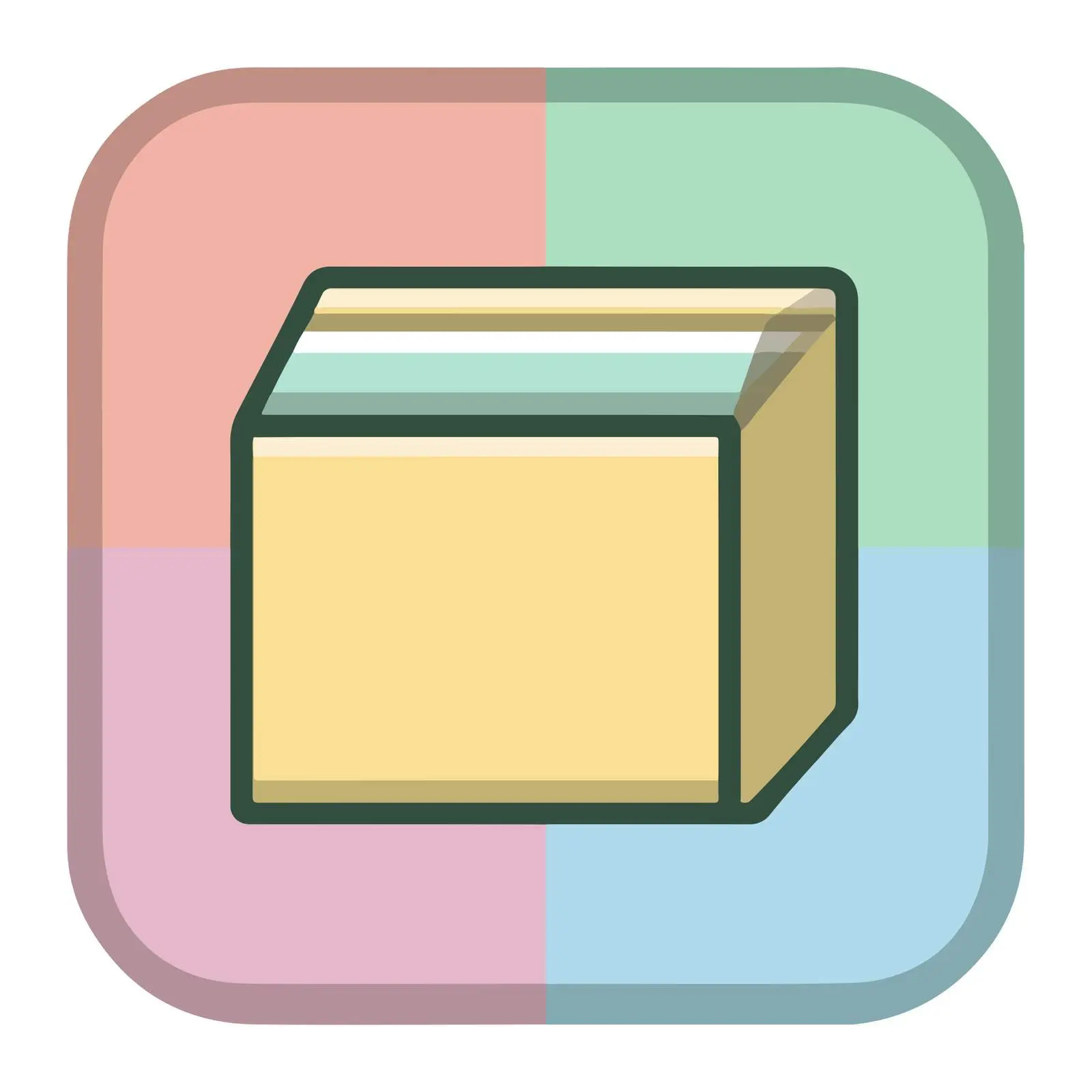 Minimalist Delivery Box Icon – free shipment image from Dotvec