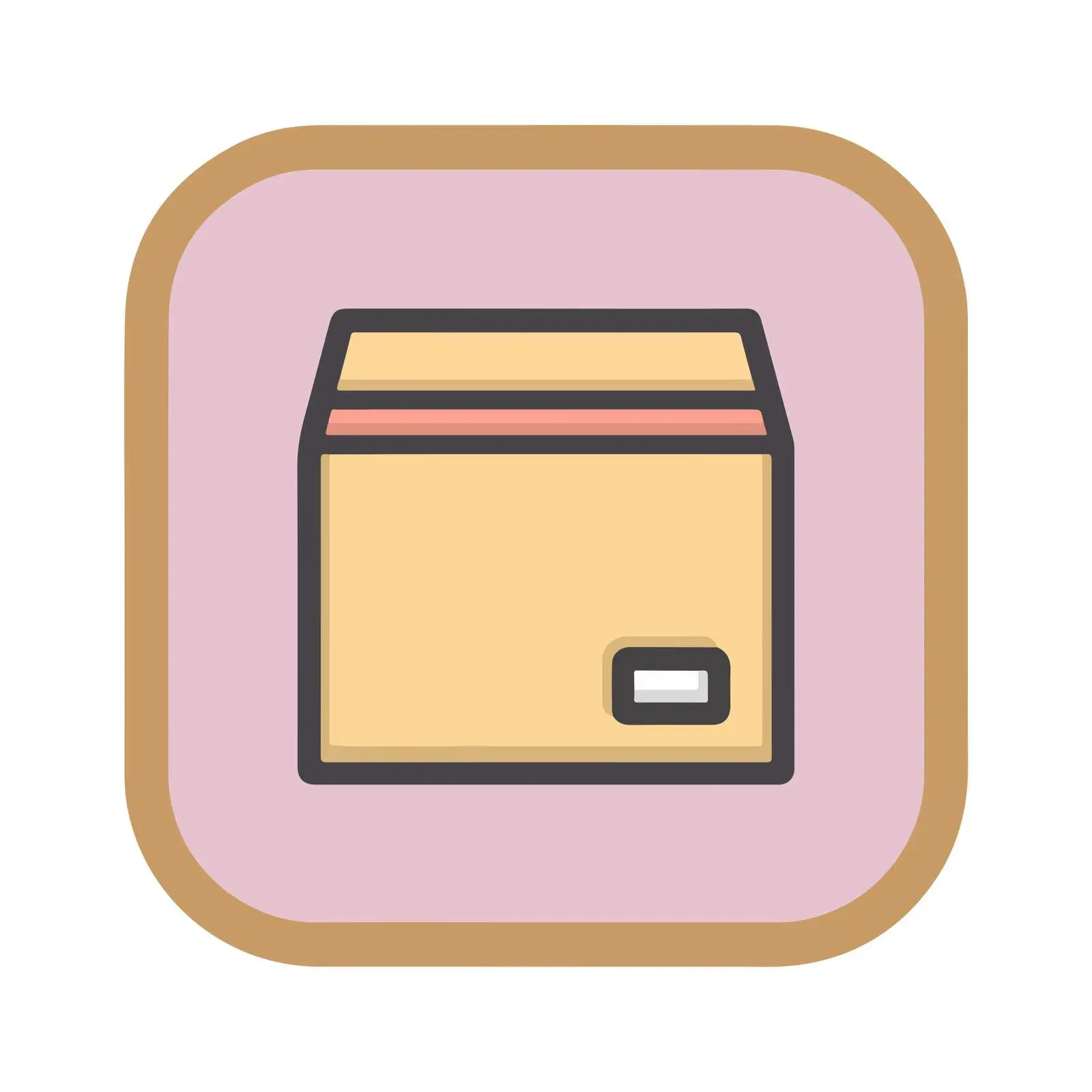Modern Delivery Box Icon Design — free download from Dotvec