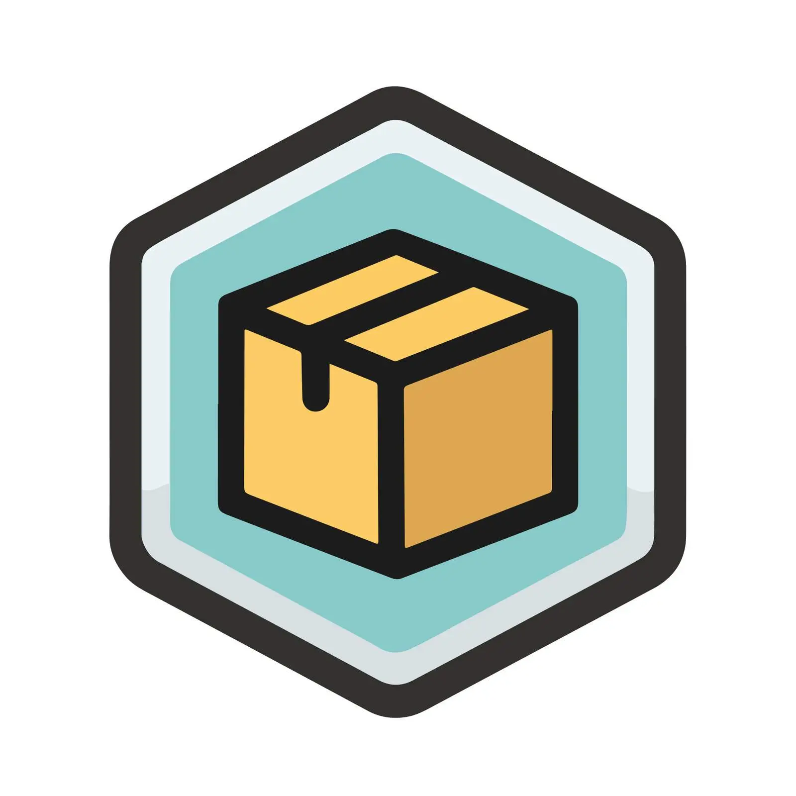 Minimalist Delivery Box Icon — free download from Dotvec