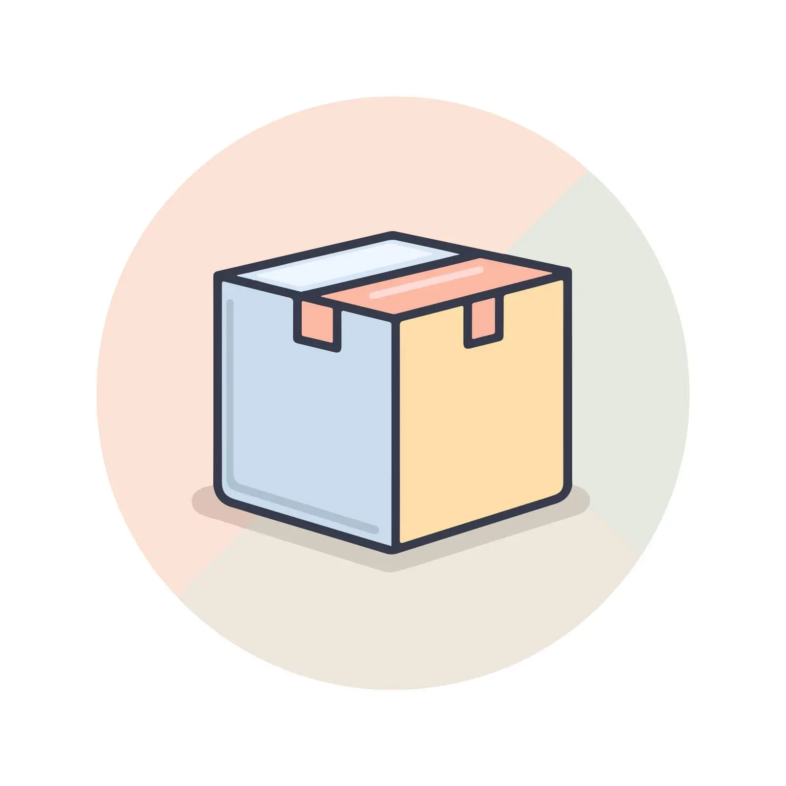 Delivery Box Icon Design — free download from Dotvec