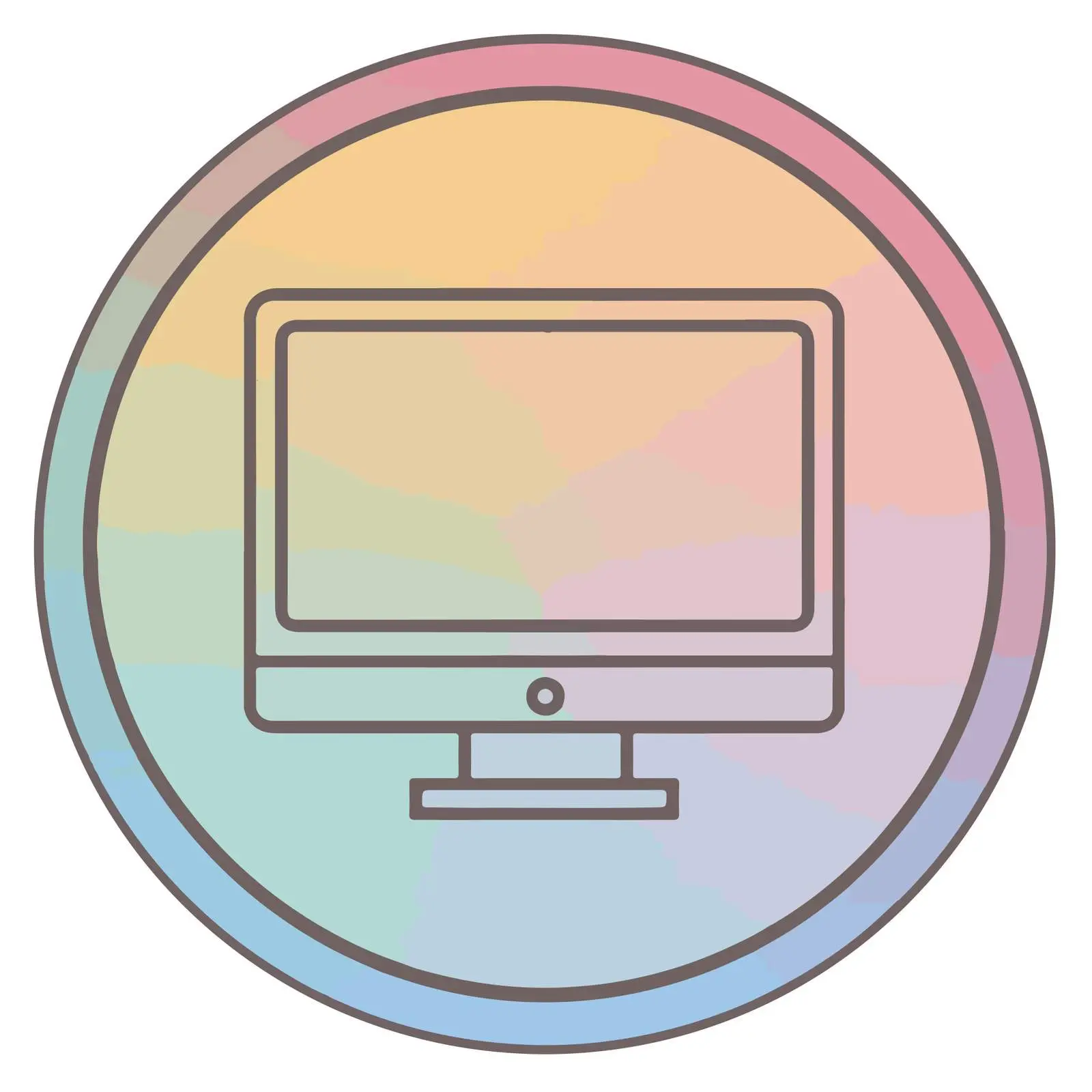 Desktop Computer Icon — free download from Dotvec