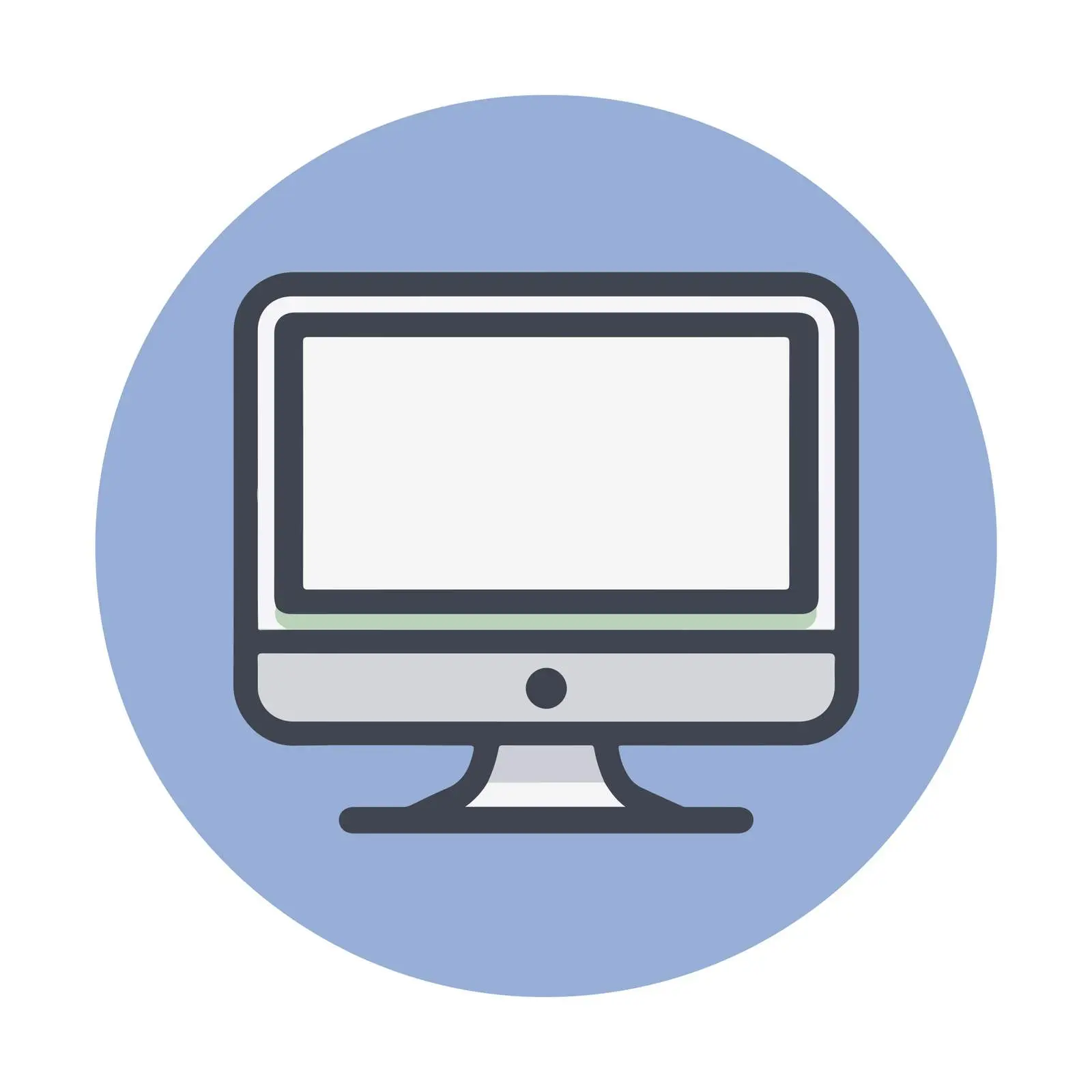 Modern Desktop Computer Icon — free download from Dotvec