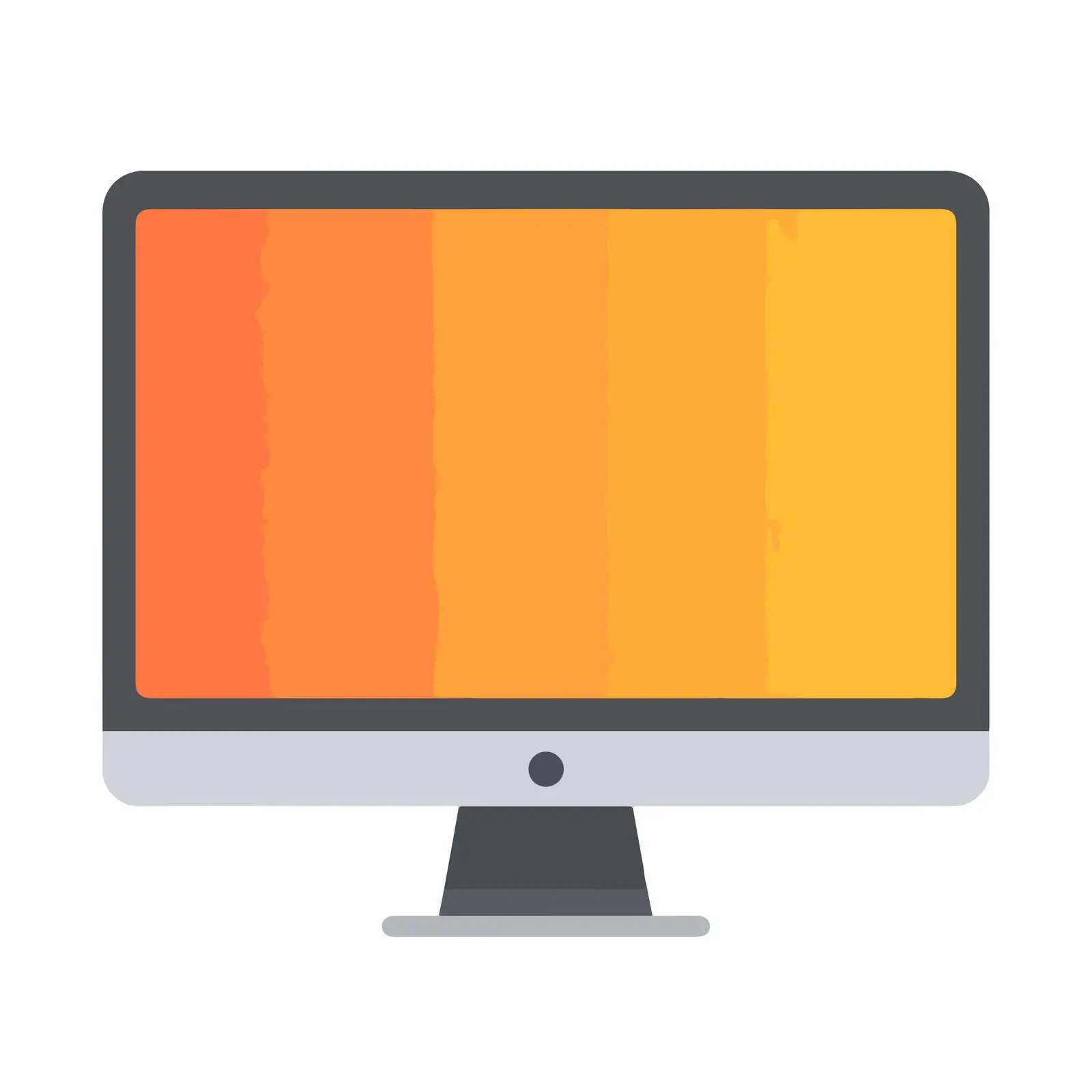 Modern Desktop Computer Icon — free download from Dotvec