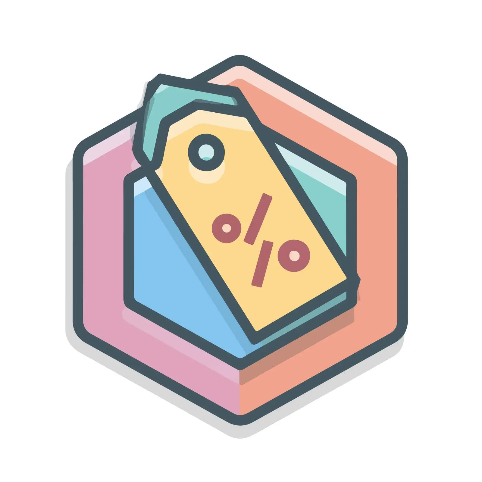 Bold Discount Tag Icon Design — free download from Dotvec