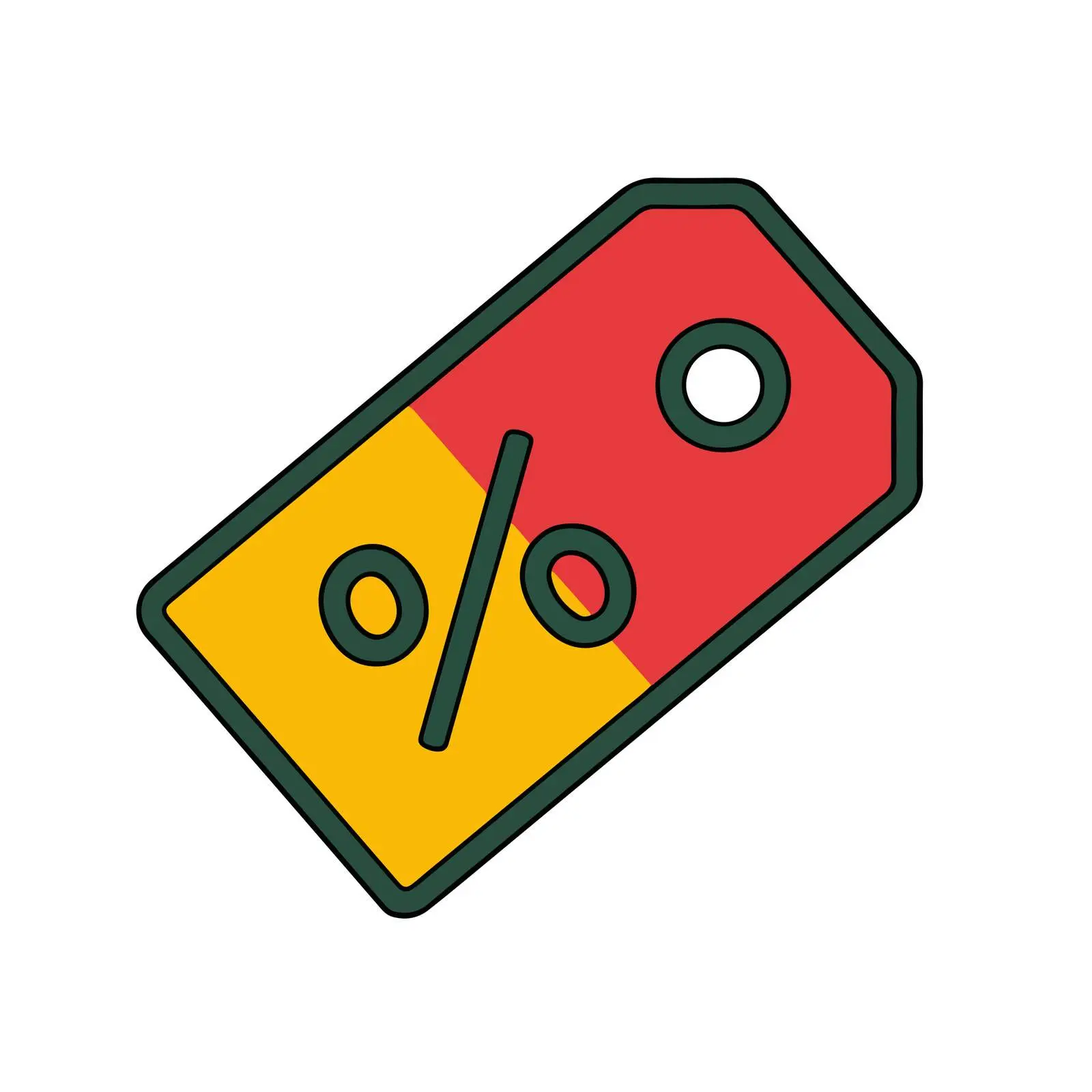 Discount Tag Icon Design — free download from Dotvec