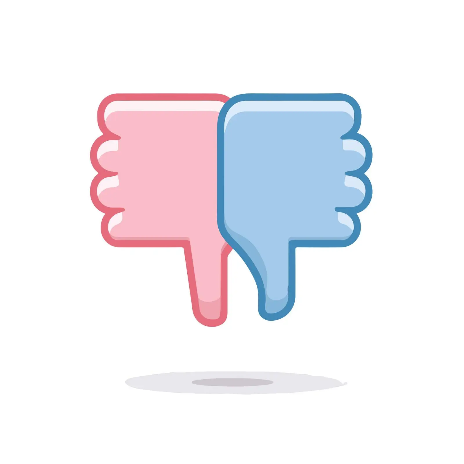Bold Dislike Thumbs Down Icon — free download from Dotvec