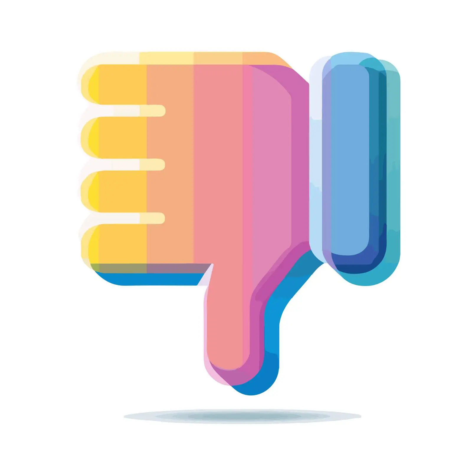 Dislike Thumbs Down Icon Design — free download from Dotvec