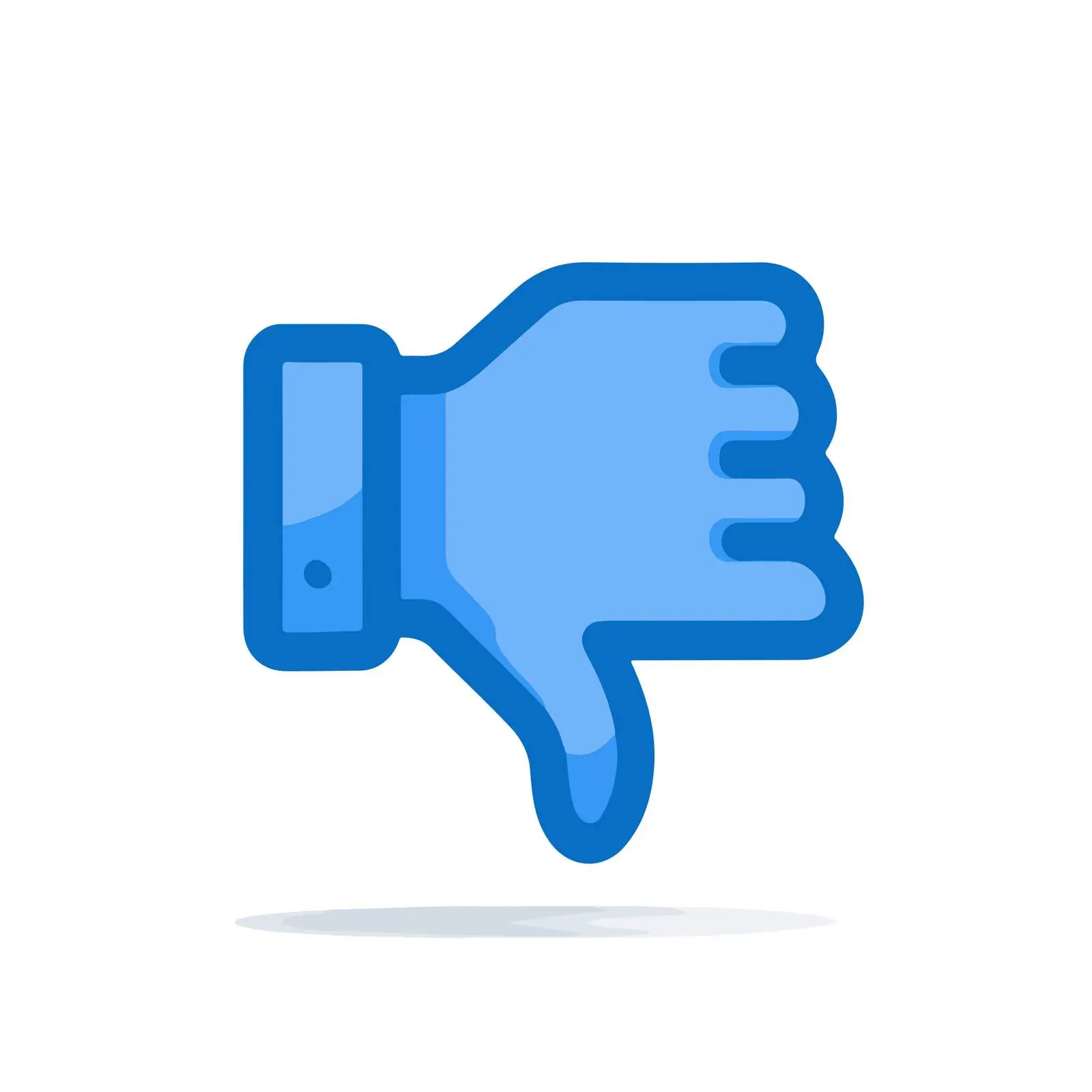 Bold Dislike Thumbs Down Icon — free download from Dotvec