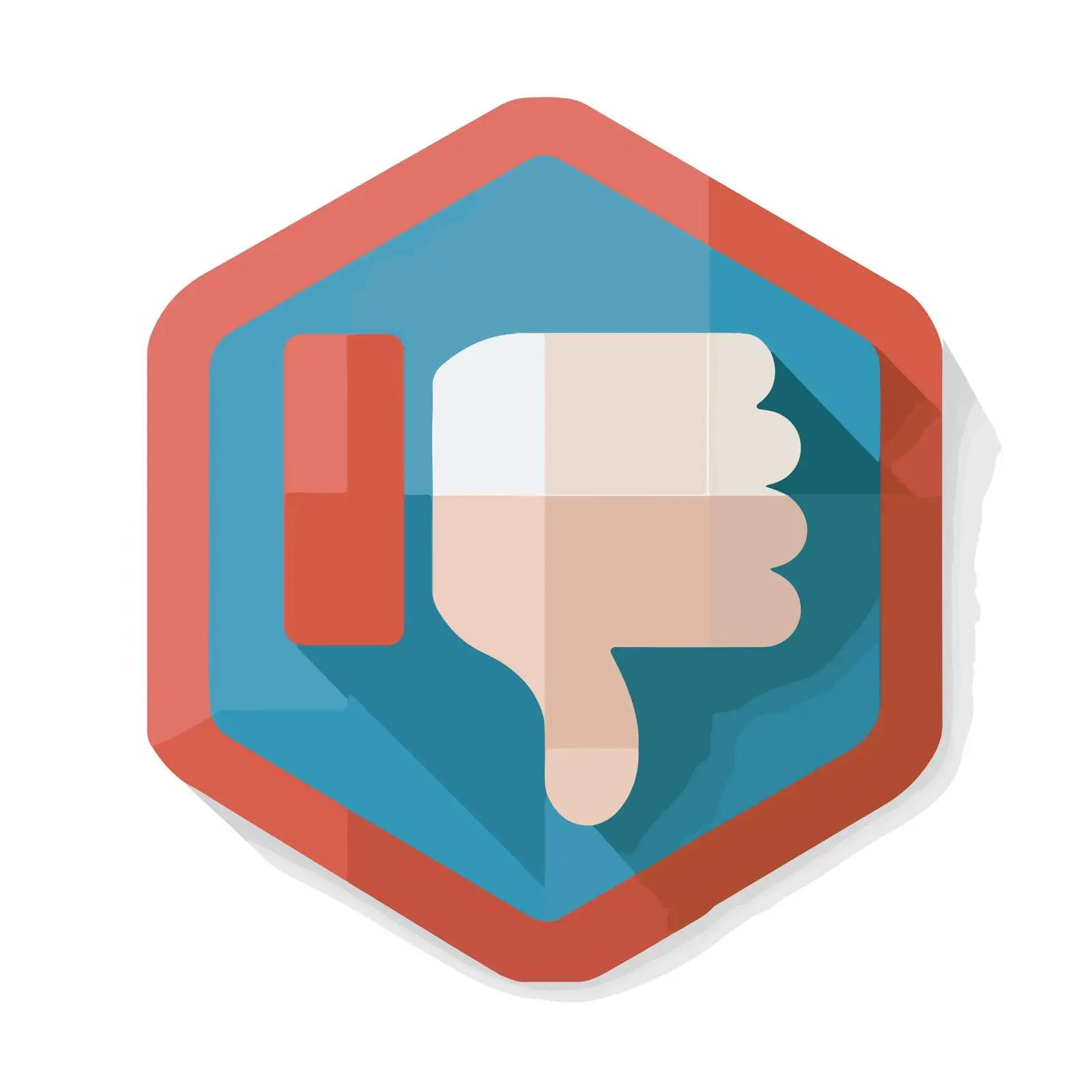 Bold Dislike Thumbs Down Vector Icon — free download from Dotvec