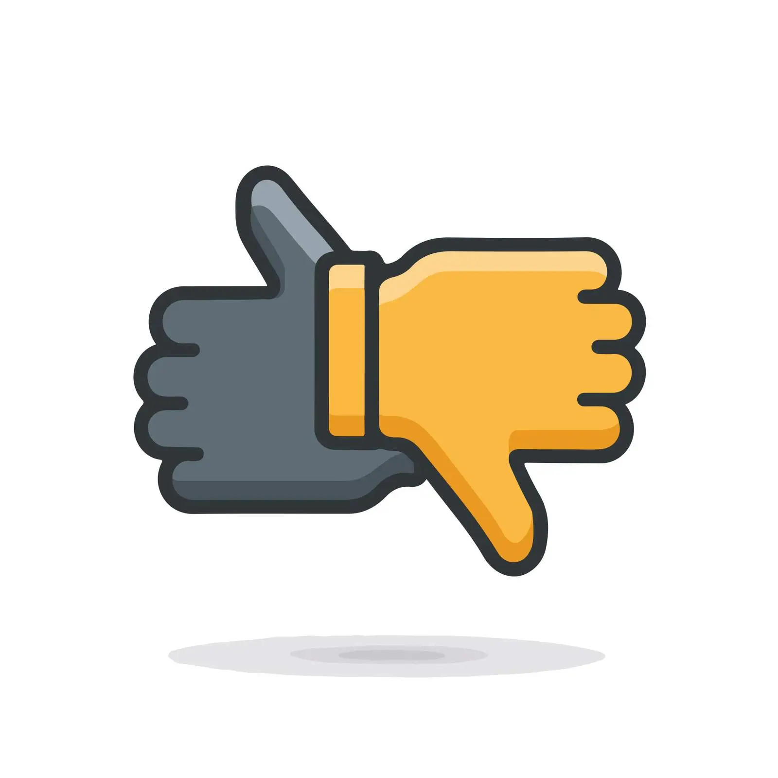 Bold Dislike Thumbs Down Icon — free download from Dotvec