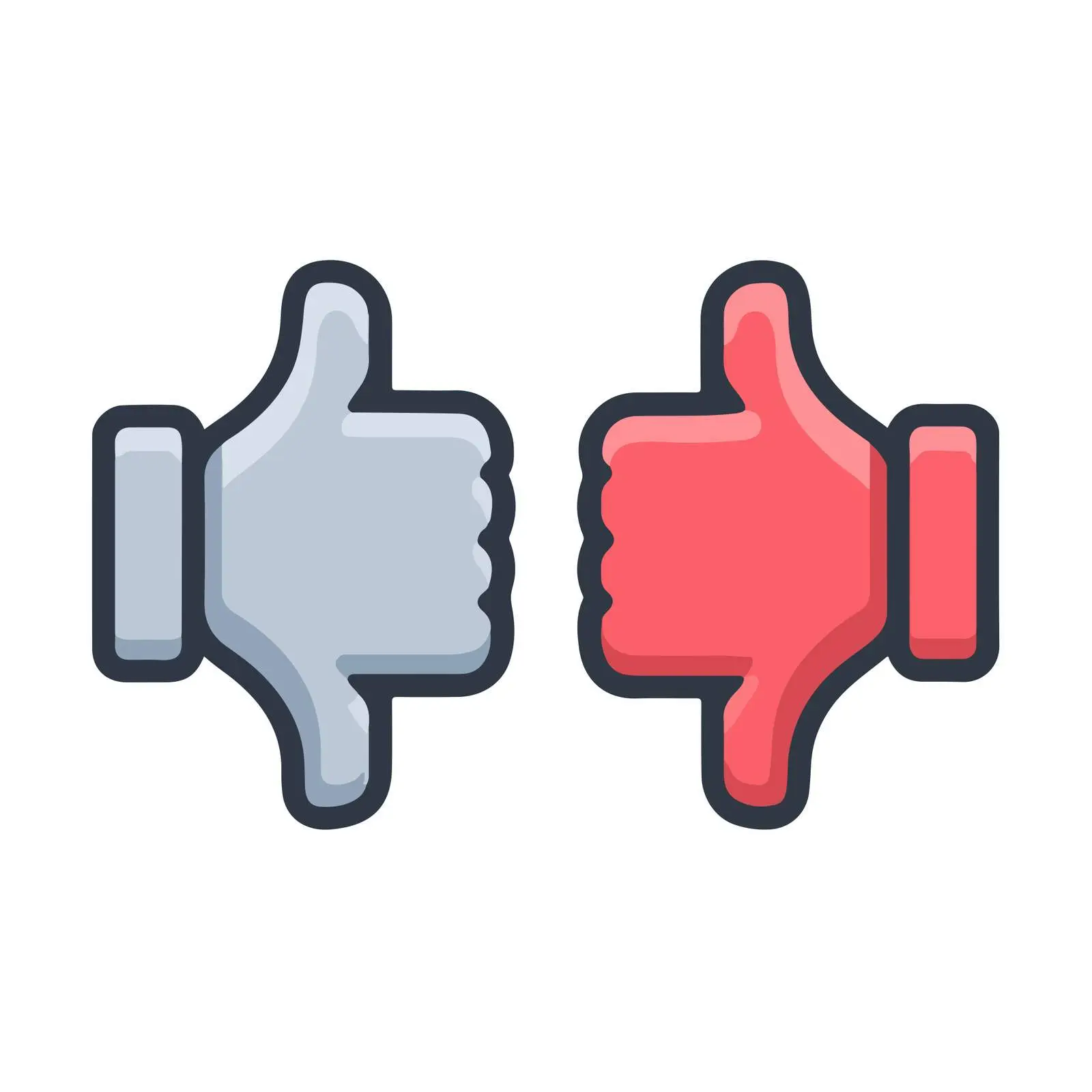Bold Dislike Thumbs Down Icon — free download from Dotvec