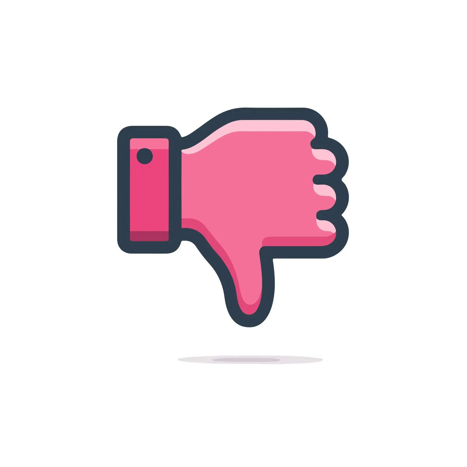 Bold Dislike Thumbs Down Icon — free download from Dotvec
