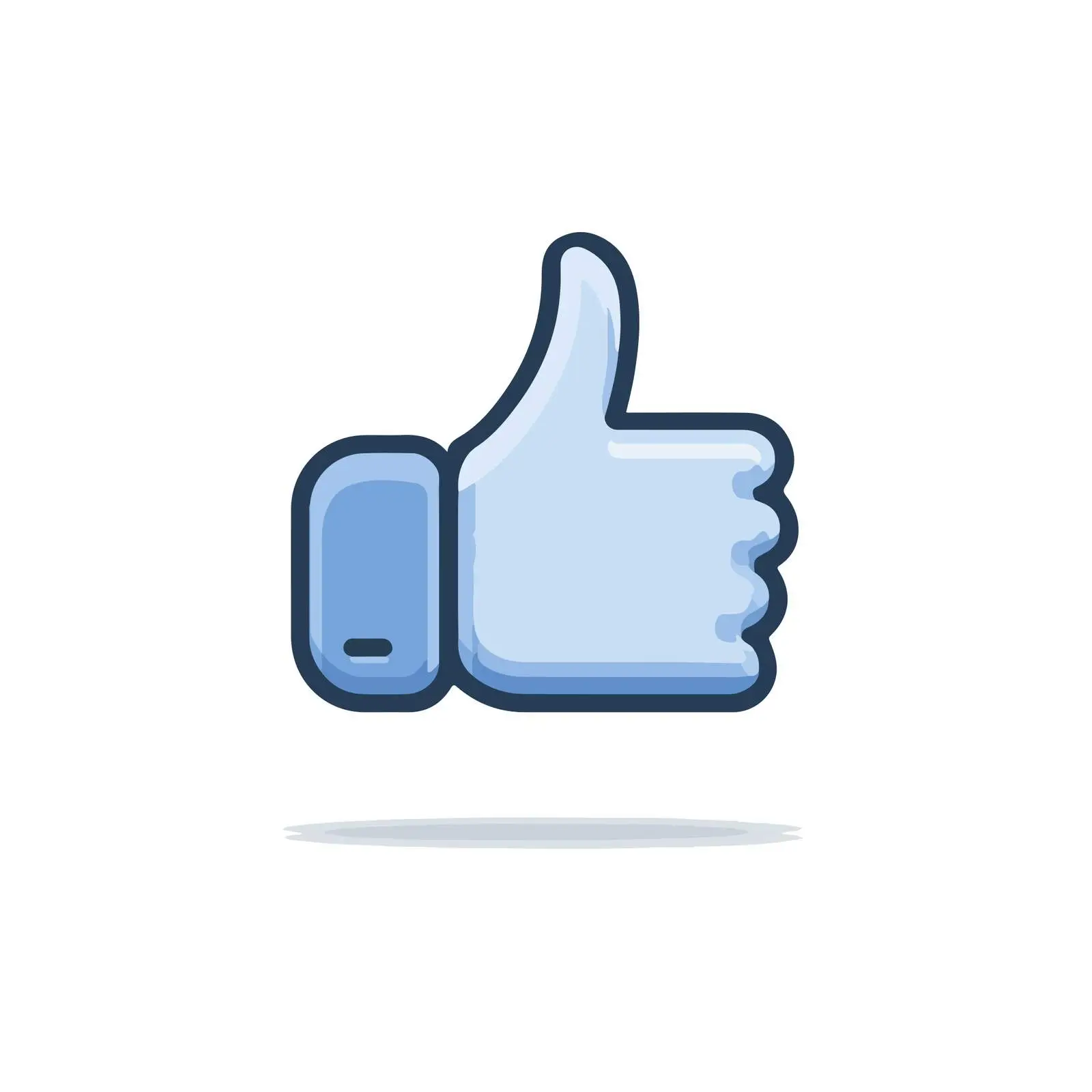 Minimalist Dislike Icon — free download from Dotvec