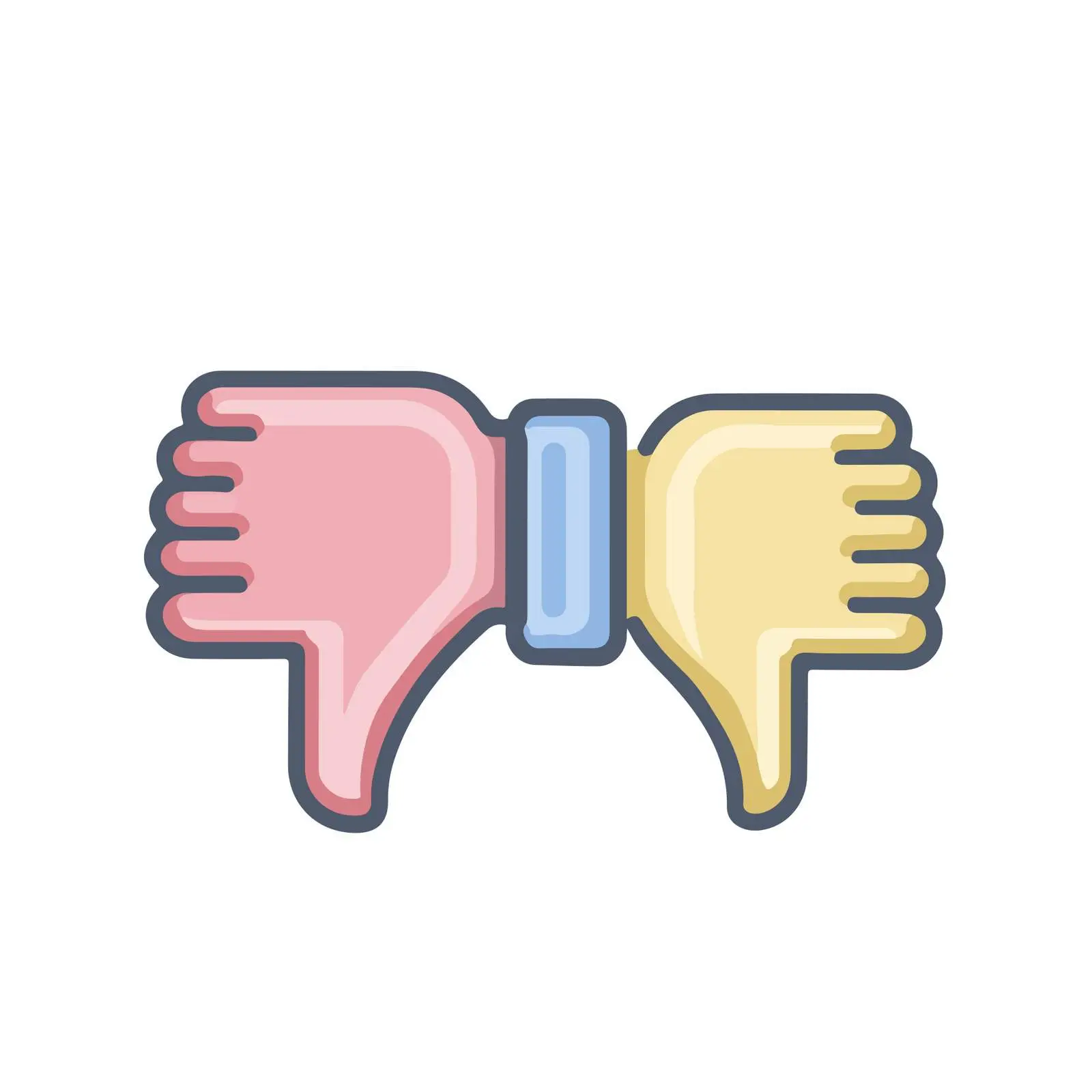 Bold Dislike Thumbs Down Icon — free download from Dotvec