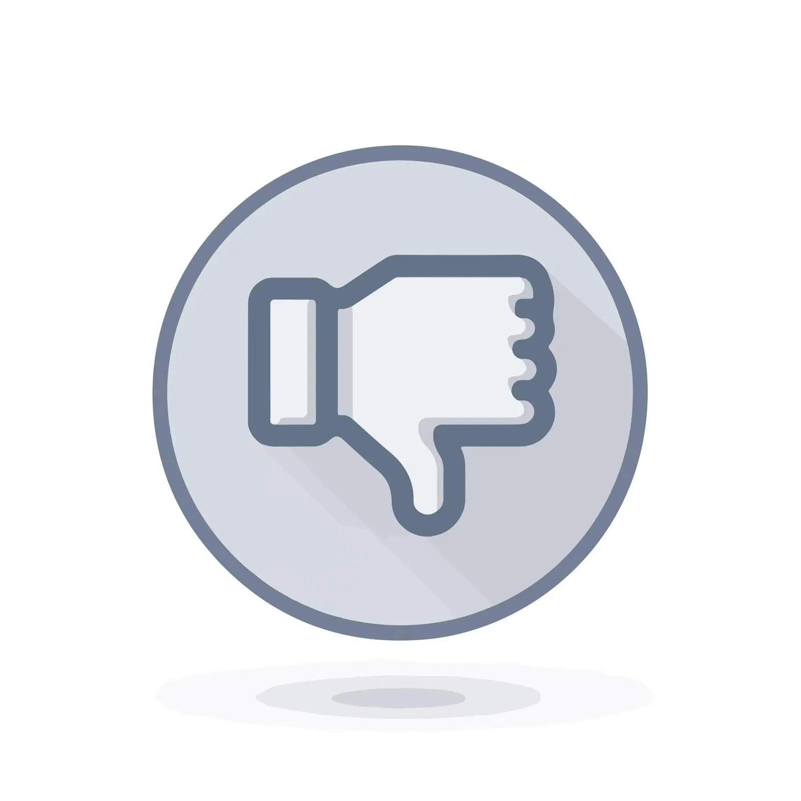 Bold Dislike Thumbs Down Icon — free download from Dotvec