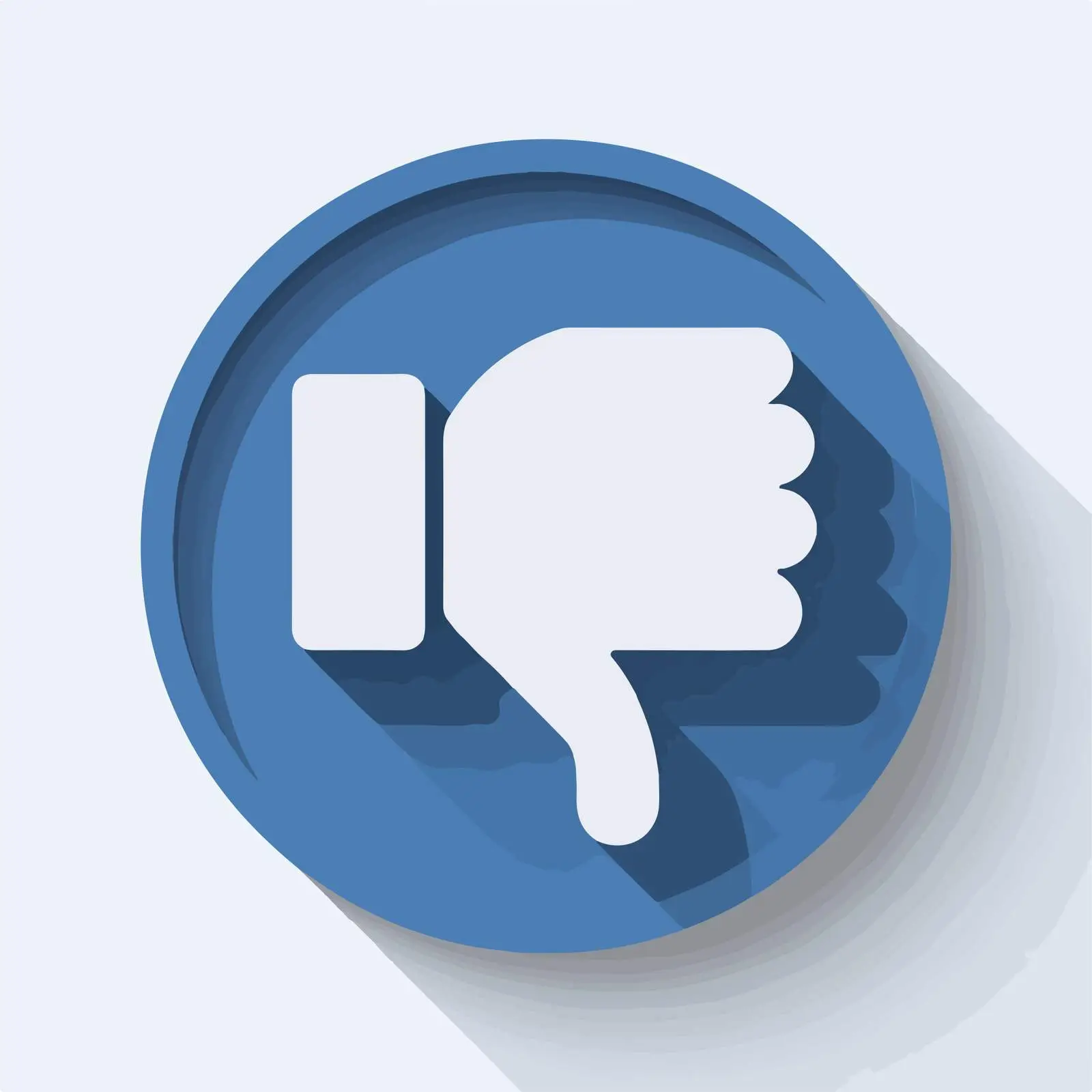 Bold Dislike Thumbs Down Icon — free download from Dotvec